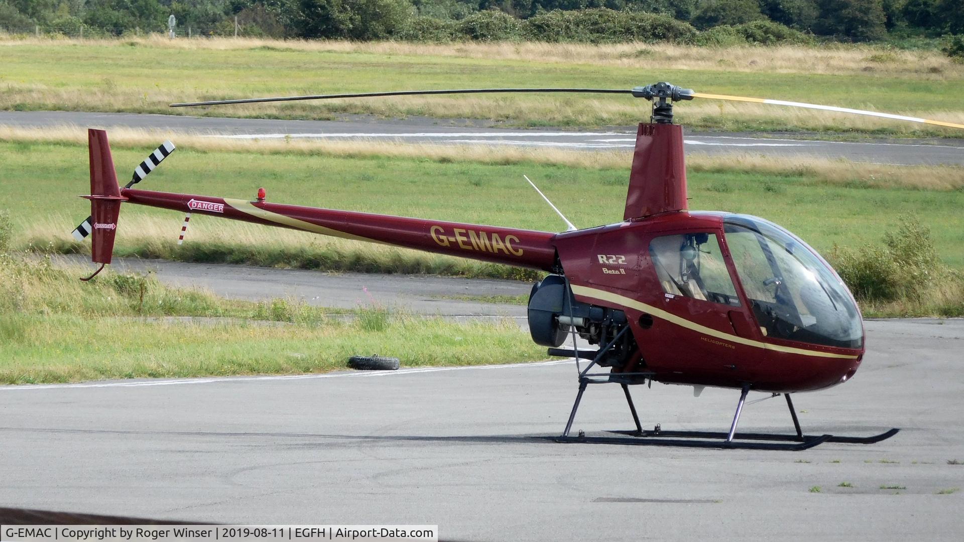 G-EMAC, 2001 Robinson R22 Beta II C/N 3234, Resident R-22, the latest addition to HaliAir Wales