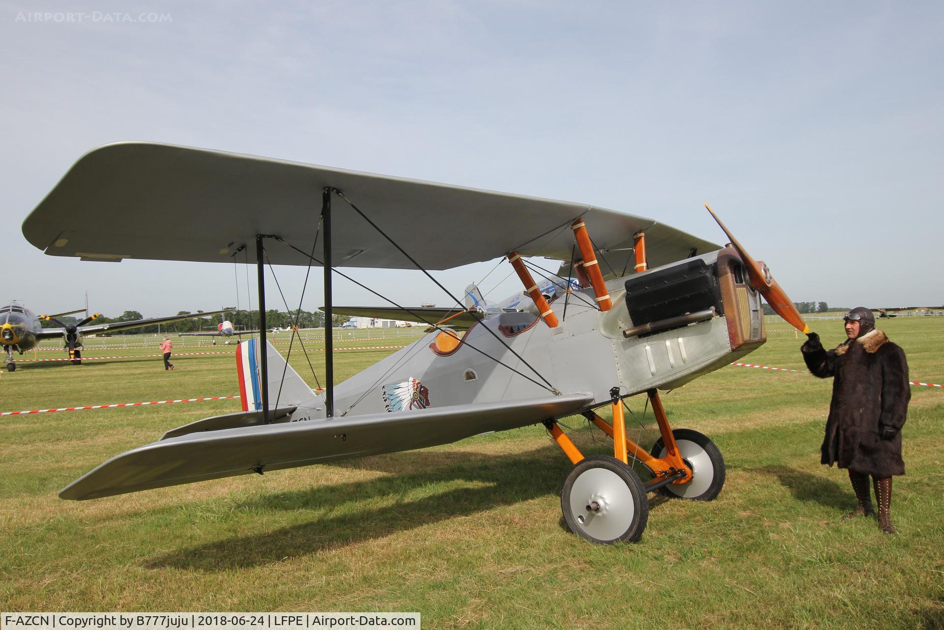 F-AZCN, Royal Aircraft Factory SE-5A Replica C/N 02, at Meaux Airshow