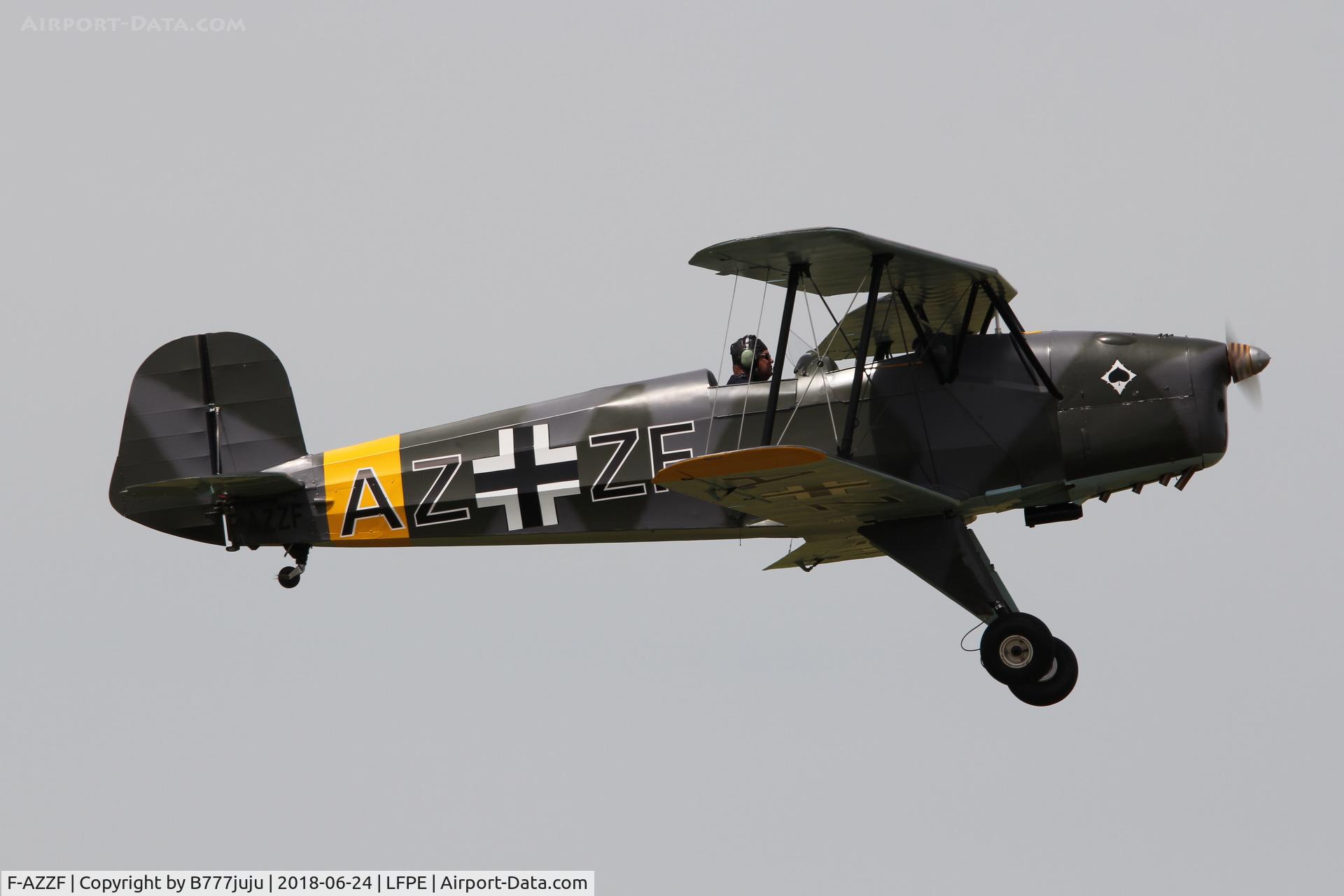 F-AZZF, CASA 1-131E Jungmann C/N 2128, at Meaux Airshow