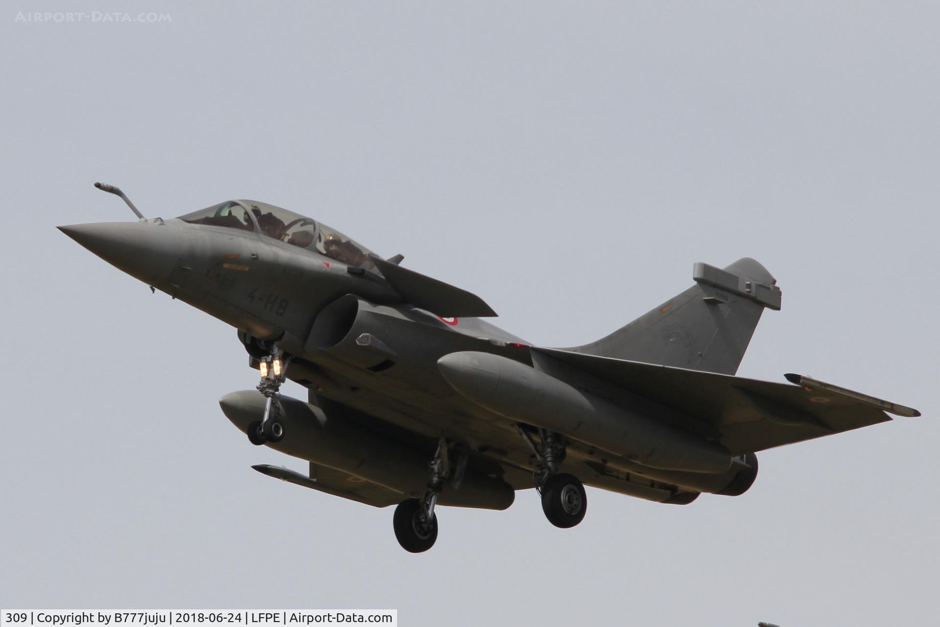309, 2008 Dassault Rafale B C/N 309, new code 4-HB
