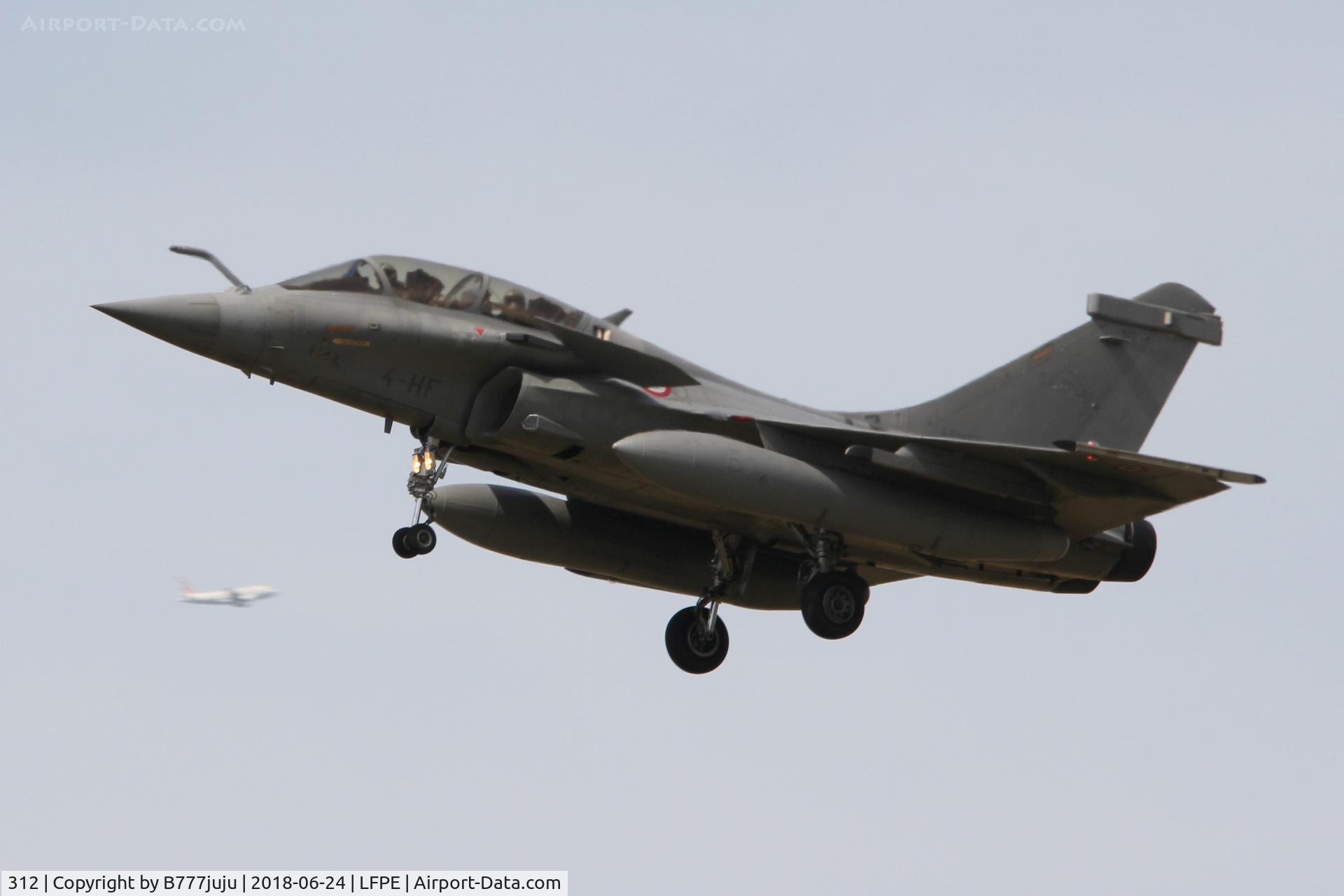 312, Dassault Rafale B C/N 312, new code 4-HF