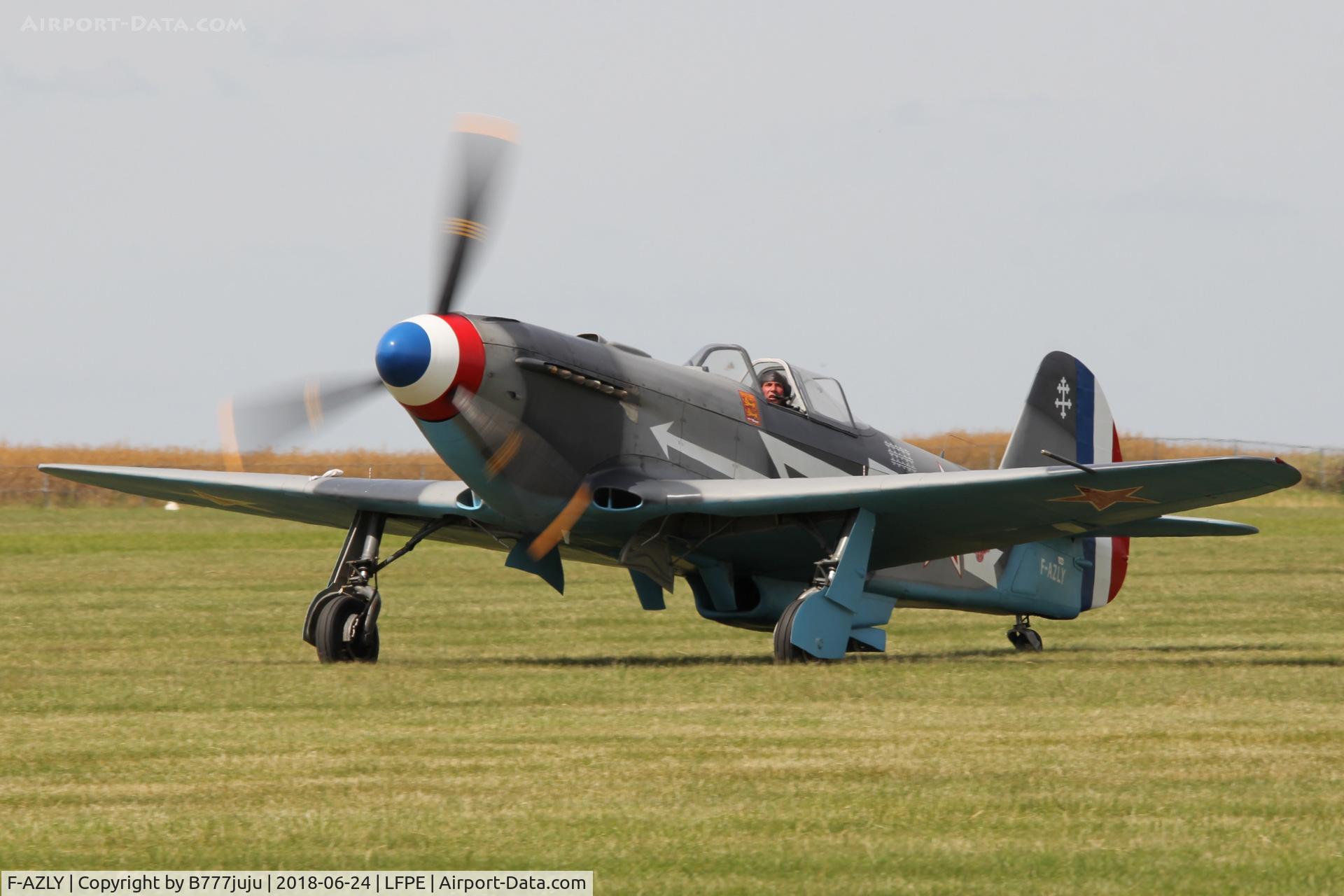F-AZLY, Yakovlev Yak-3U C/N 172890, at Meaux Airshow