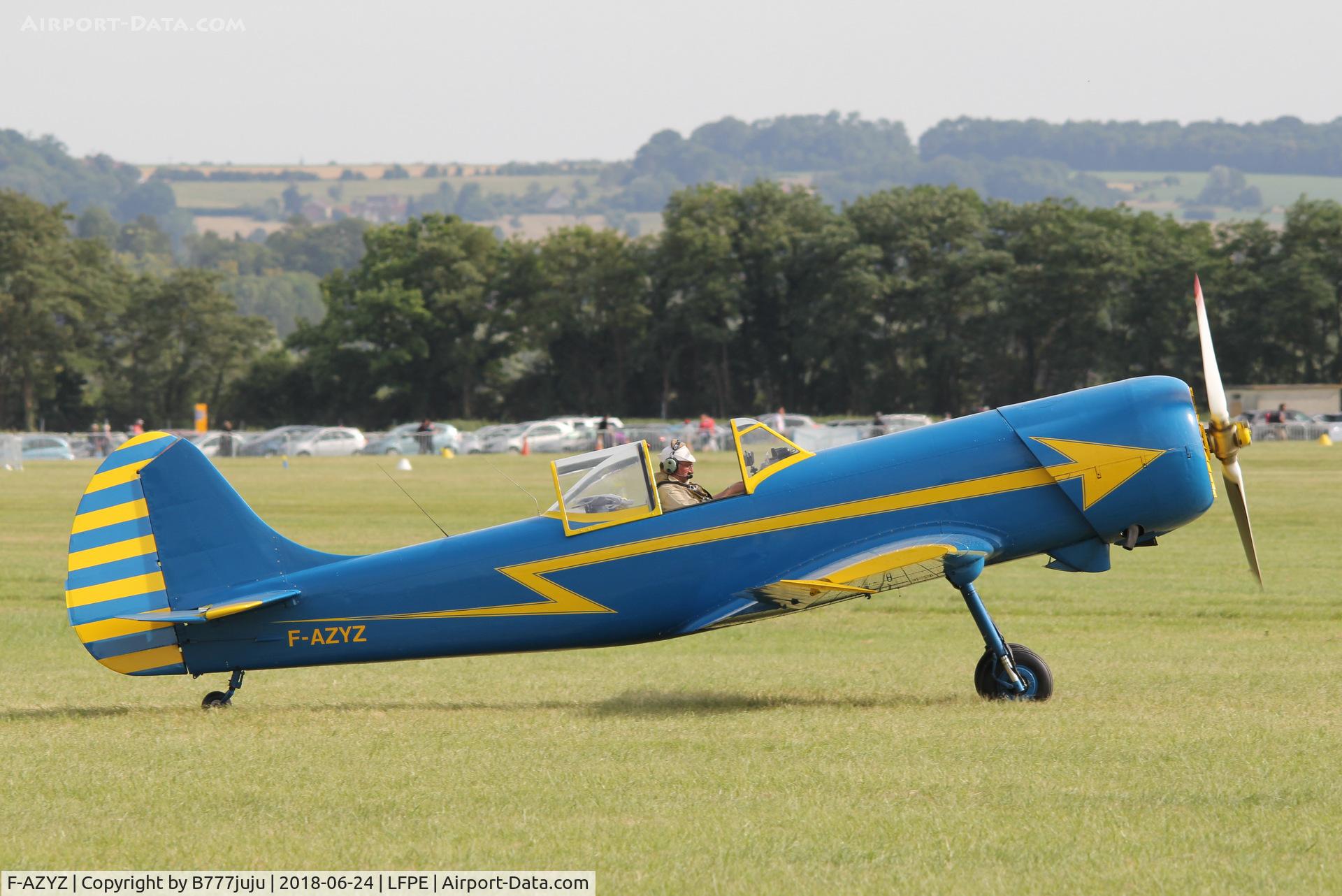 F-AZYZ, Yakovlev Yak-50 C/N 2507, at Meaux Airshow