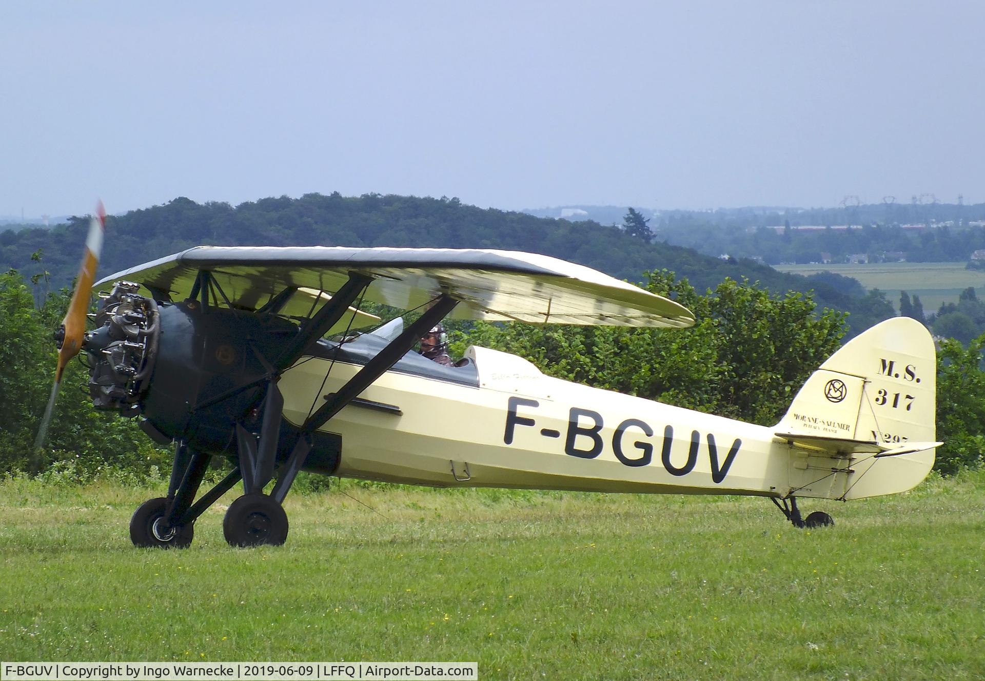 F-BGUV, Morane-Saulnier MS.317 C/N 297, Morane-Saulnier MS.317 at the Meeting Aerien 2019, La-Ferte-Alais