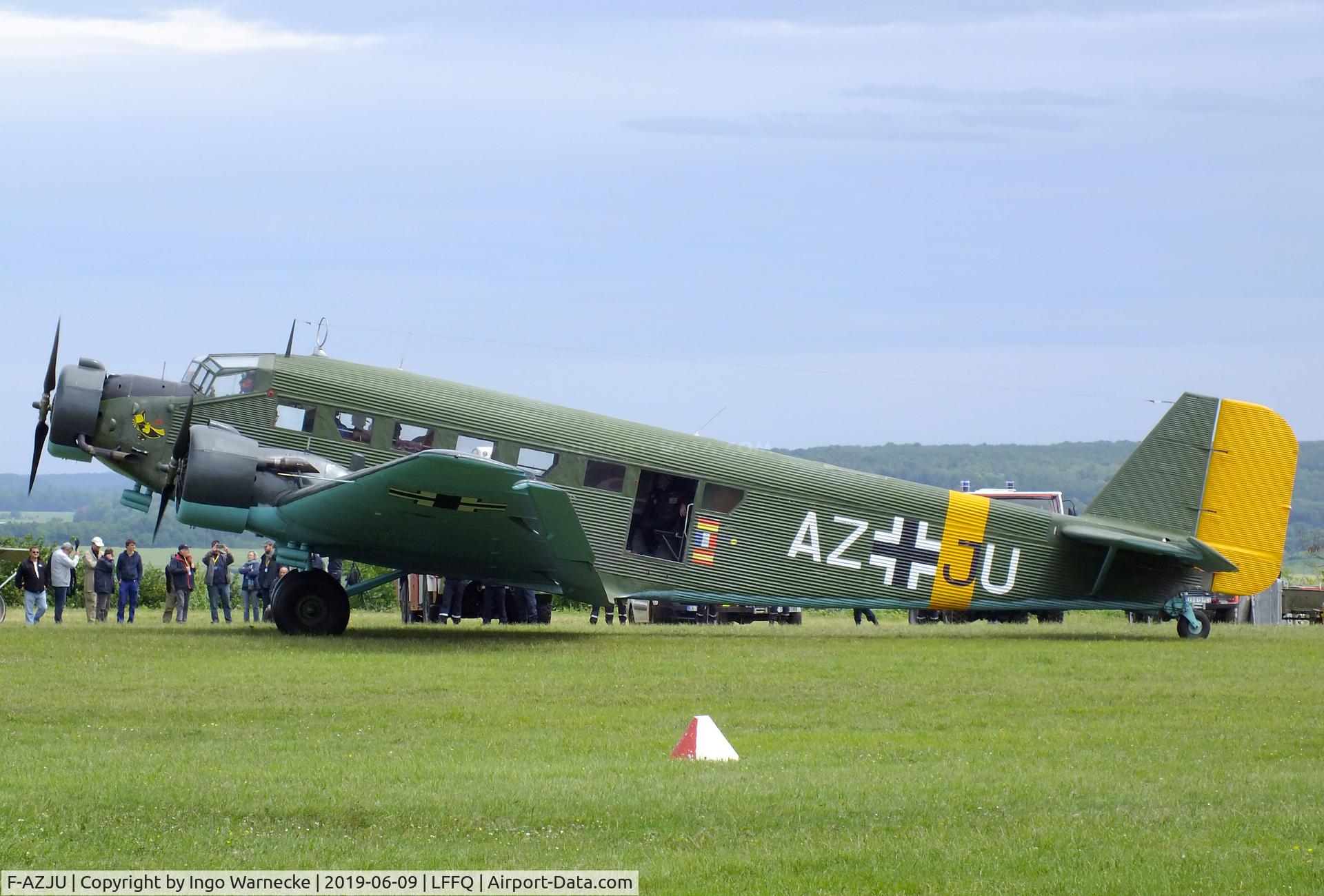 F-AZJU, 1952 Junkers (CASA) 352L (Ju-52) C/N 103, CASA 352L (Junkers Ju 52/3m) at the Meeting Aerien 2019, La-Ferte-Alais