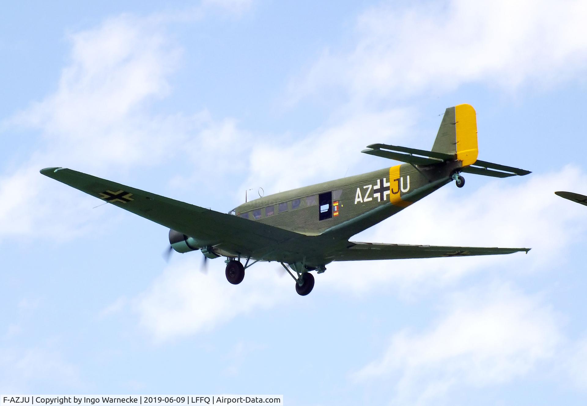 F-AZJU, 1952 Junkers (CASA) 352L (Ju-52) C/N 103, CASA 352L (Junkers Ju 52/3m) at the Meeting Aerien 2019, La-Ferte-Alais