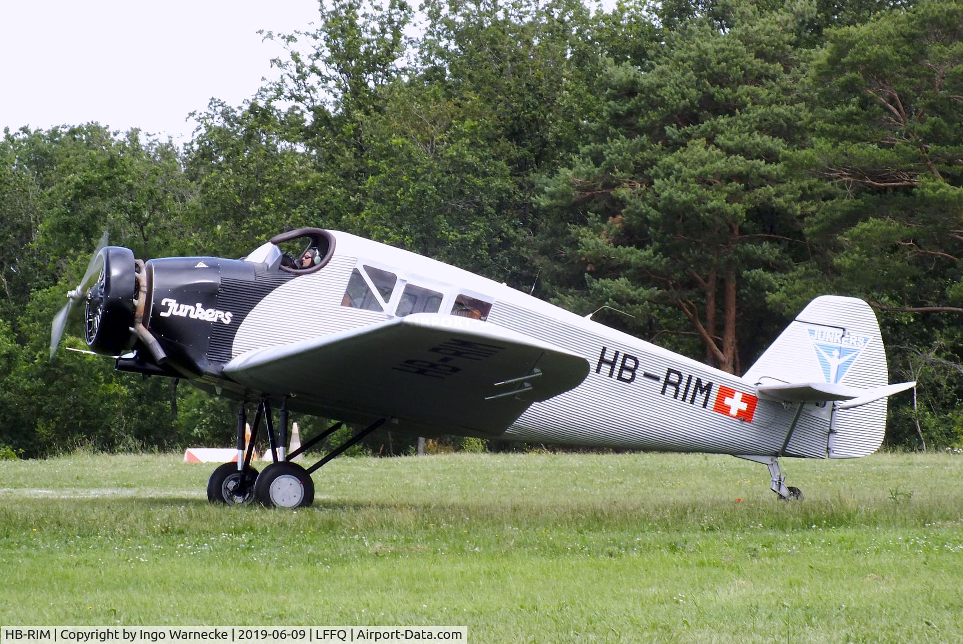 HB-RIM, 2015 Junkers F-13 (Replica) C/N 13-001, Rimowa / Junkers F 13 replica (with radial engine) at the Meeting Aerien 2019, La-Ferte-Alais