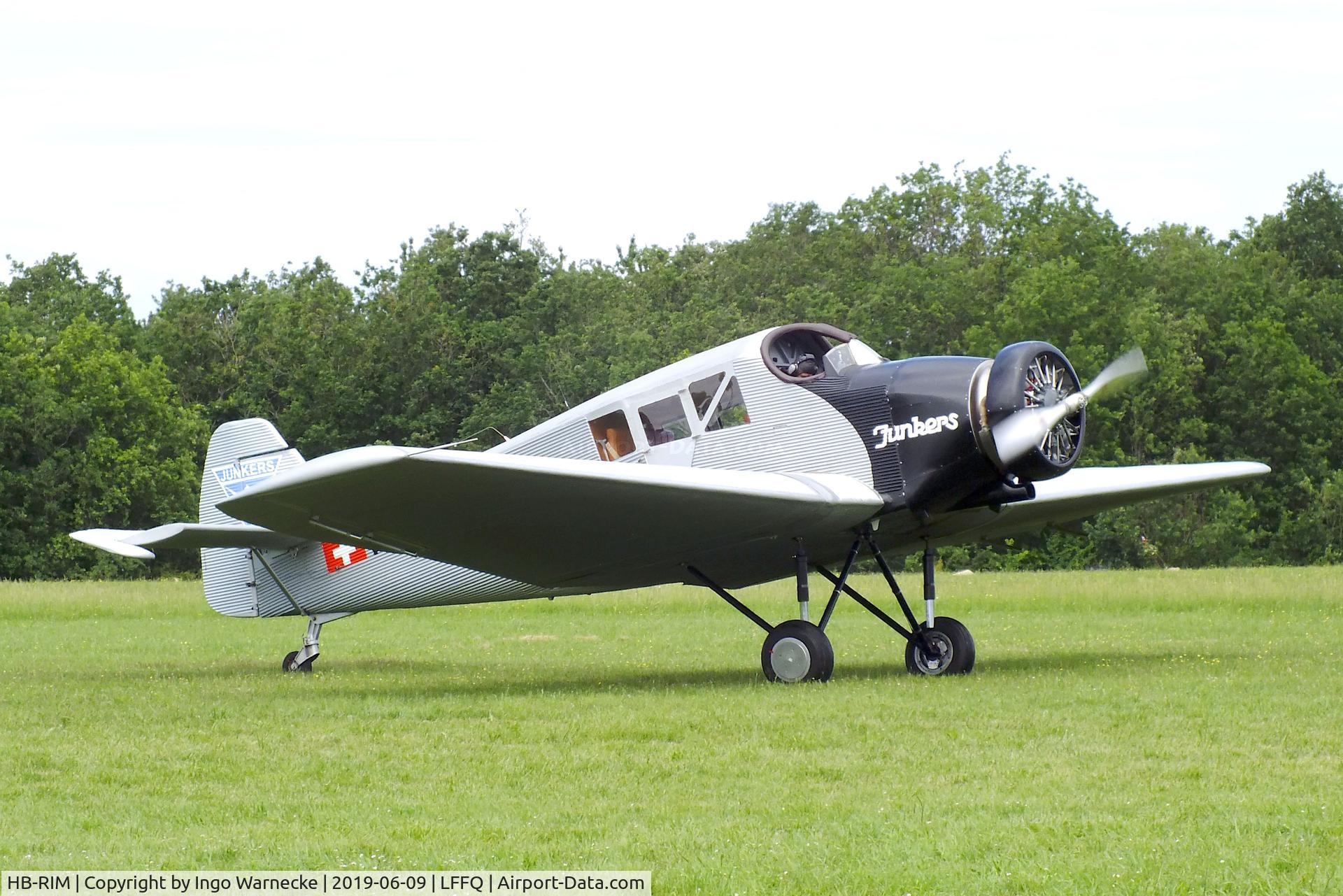 HB-RIM, 2015 Junkers F-13 (Replica) C/N 13-001, Rimowa / Junkers F 13 replica (with radial engine) at the Meeting Aerien 2019, La-Ferte-Alais