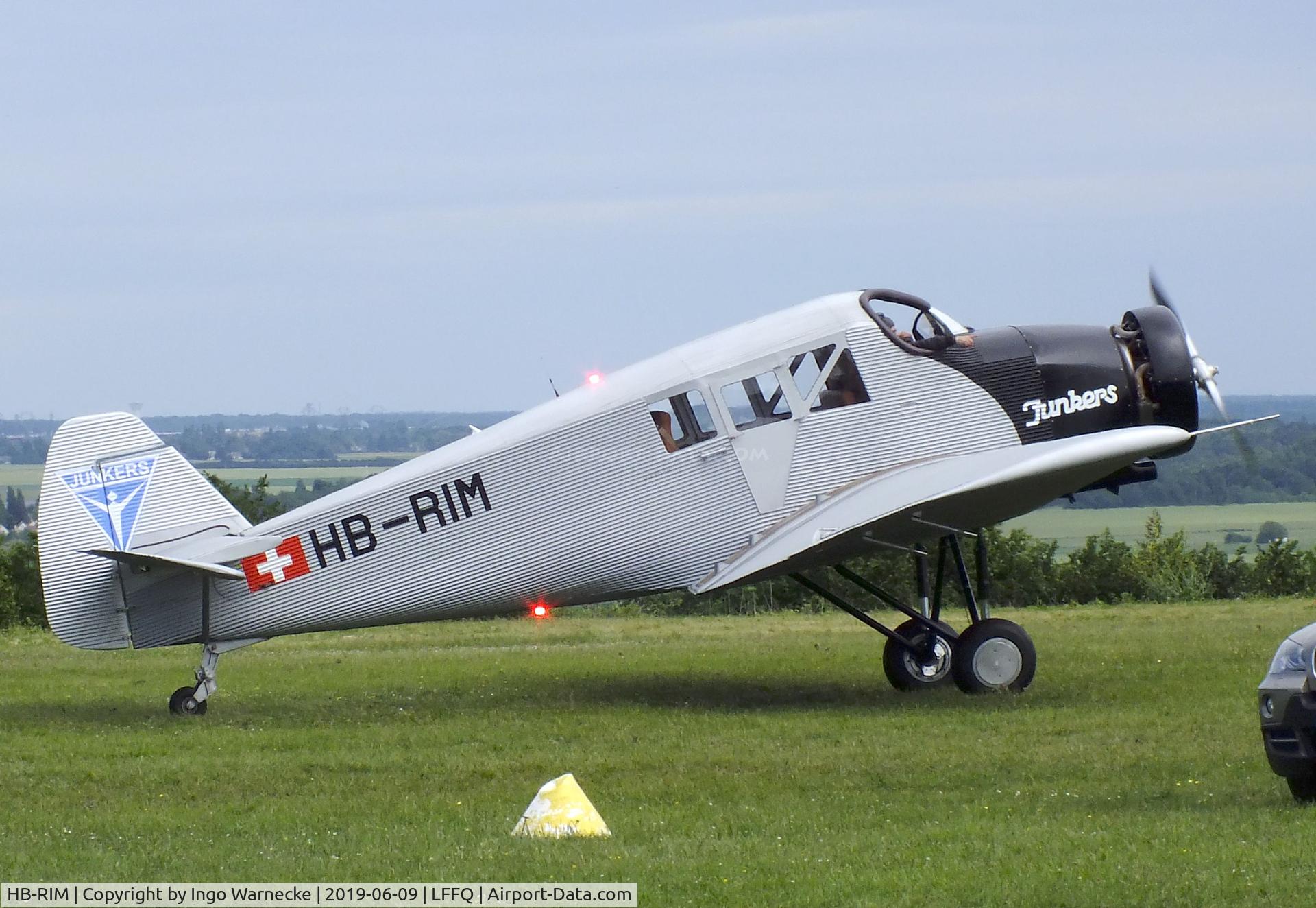 HB-RIM, 2015 Junkers F-13 (Replica) C/N 13-001, Rimowa / Junkers F 13 replica (with radial engine) at the Meeting Aerien 2019, La-Ferte-Alais