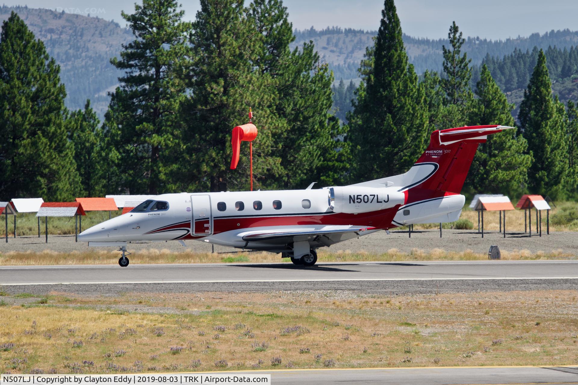 N507LJ, 2016 Embraer EMB-505 Phenom 300 C/N 50500045, Truckee Airport California 2019.
