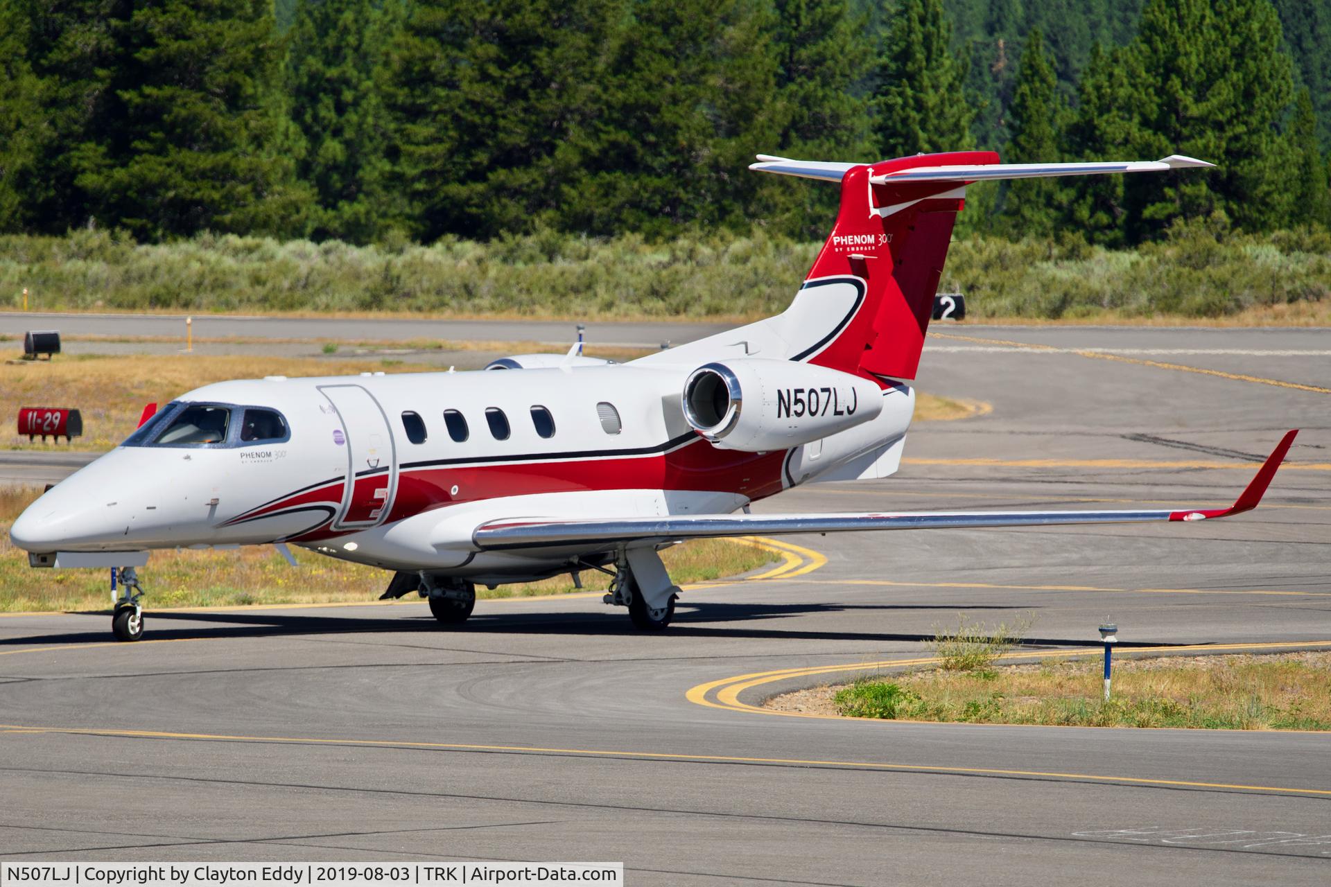N507LJ, 2016 Embraer EMB-505 Phenom 300 C/N 50500045, Truckee Airport California 2019.
