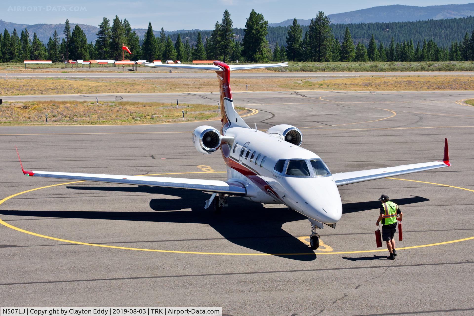 N507LJ, 2016 Embraer EMB-505 Phenom 300 C/N 50500045, Truckee Airport California 2019.