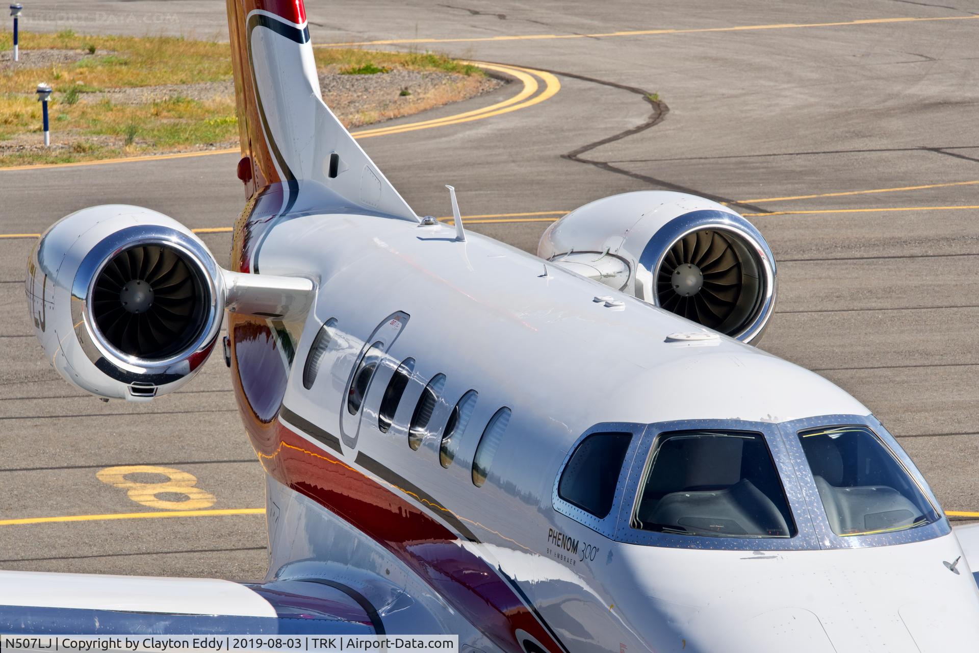 N507LJ, 2016 Embraer EMB-505 Phenom 300 C/N 50500045, Truckee Airport California 2019.