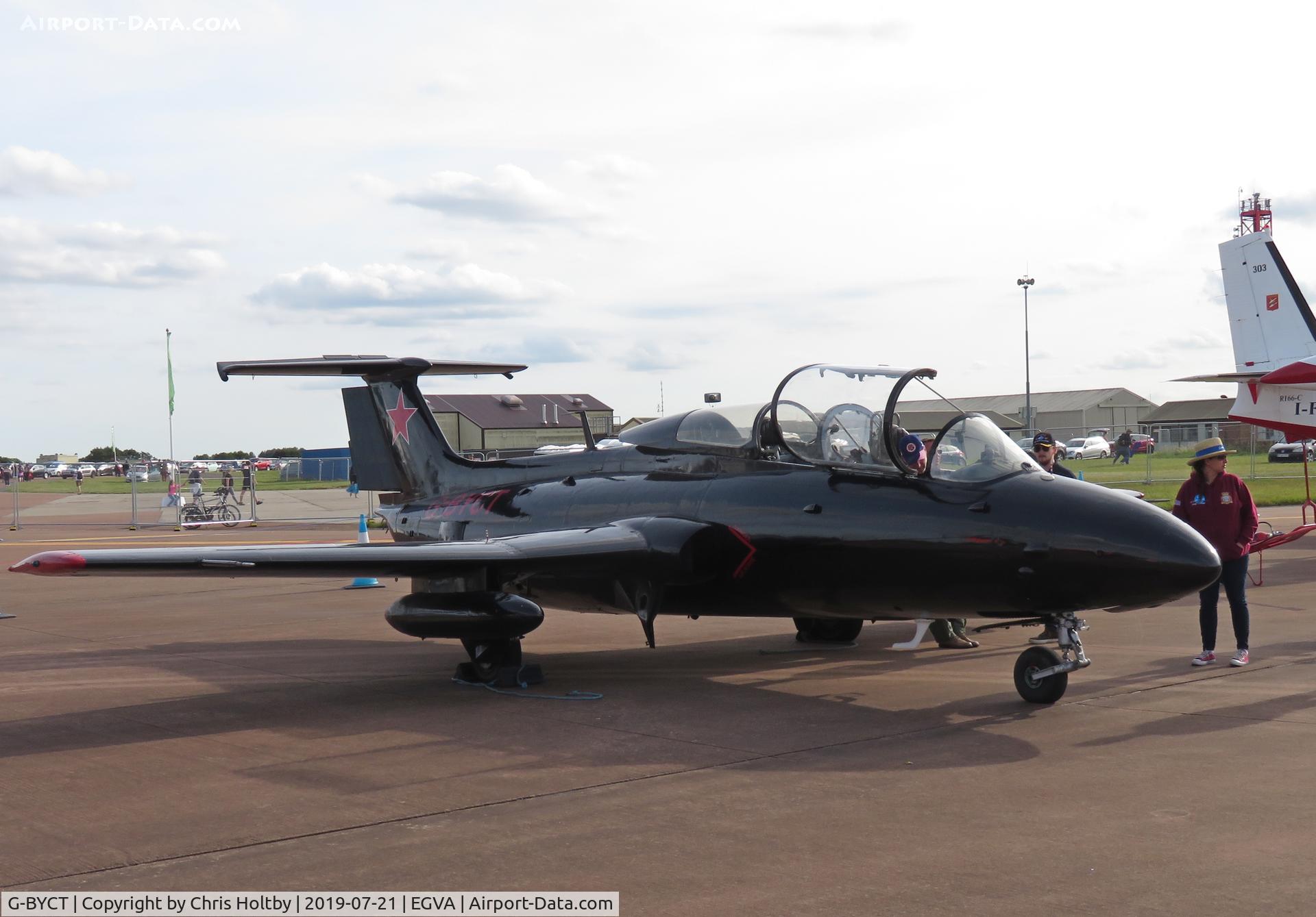 G-BYCT, 1973 Aero L-29 Delfin C/N 395142, Aero Delfin 1973 on show at RIAT 2019 RAF Fairford