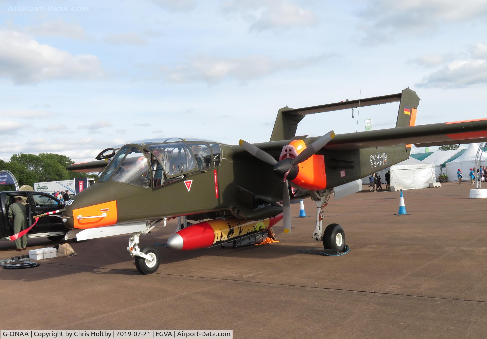 99 18, 1971 North American OV-10B Bronco C/N 338-3, On display at RIAT 2019 RAF Fairford