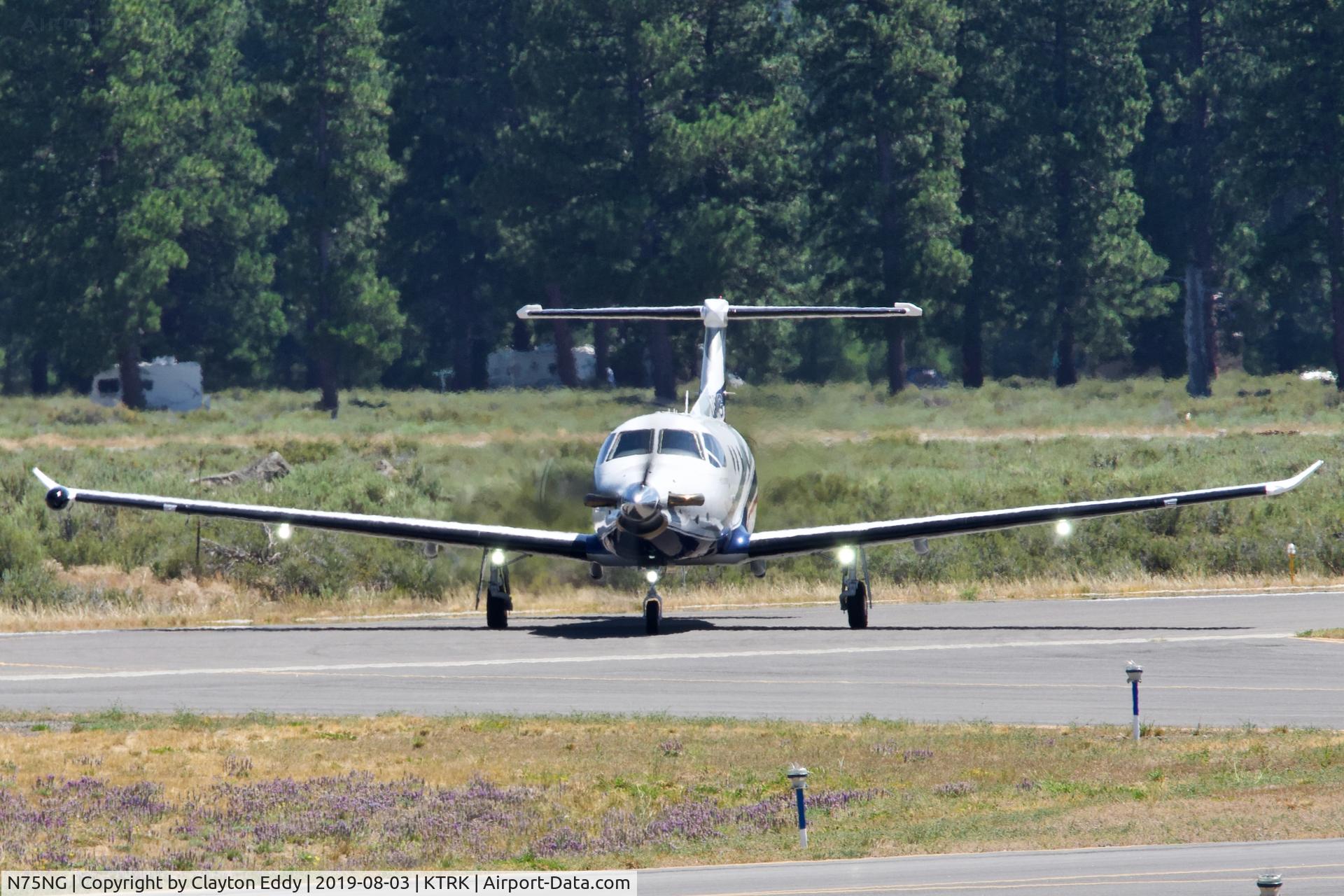 N75NG, 2012 Pilatus PC-12/47E C/N 1375, Truckee Airport California 2019.