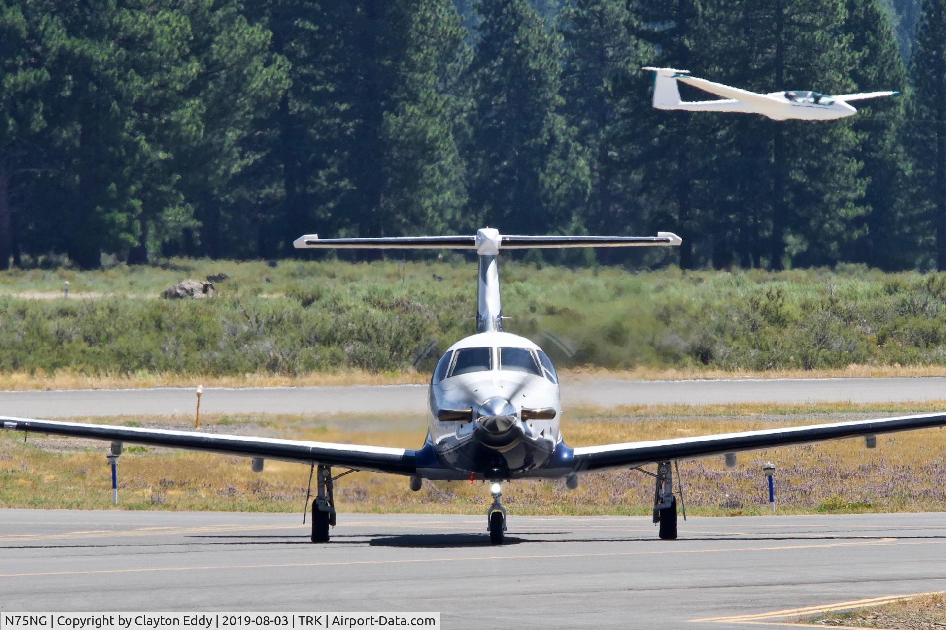 N75NG, 2012 Pilatus PC-12/47E C/N 1375, Truckee Airport California 2019.
