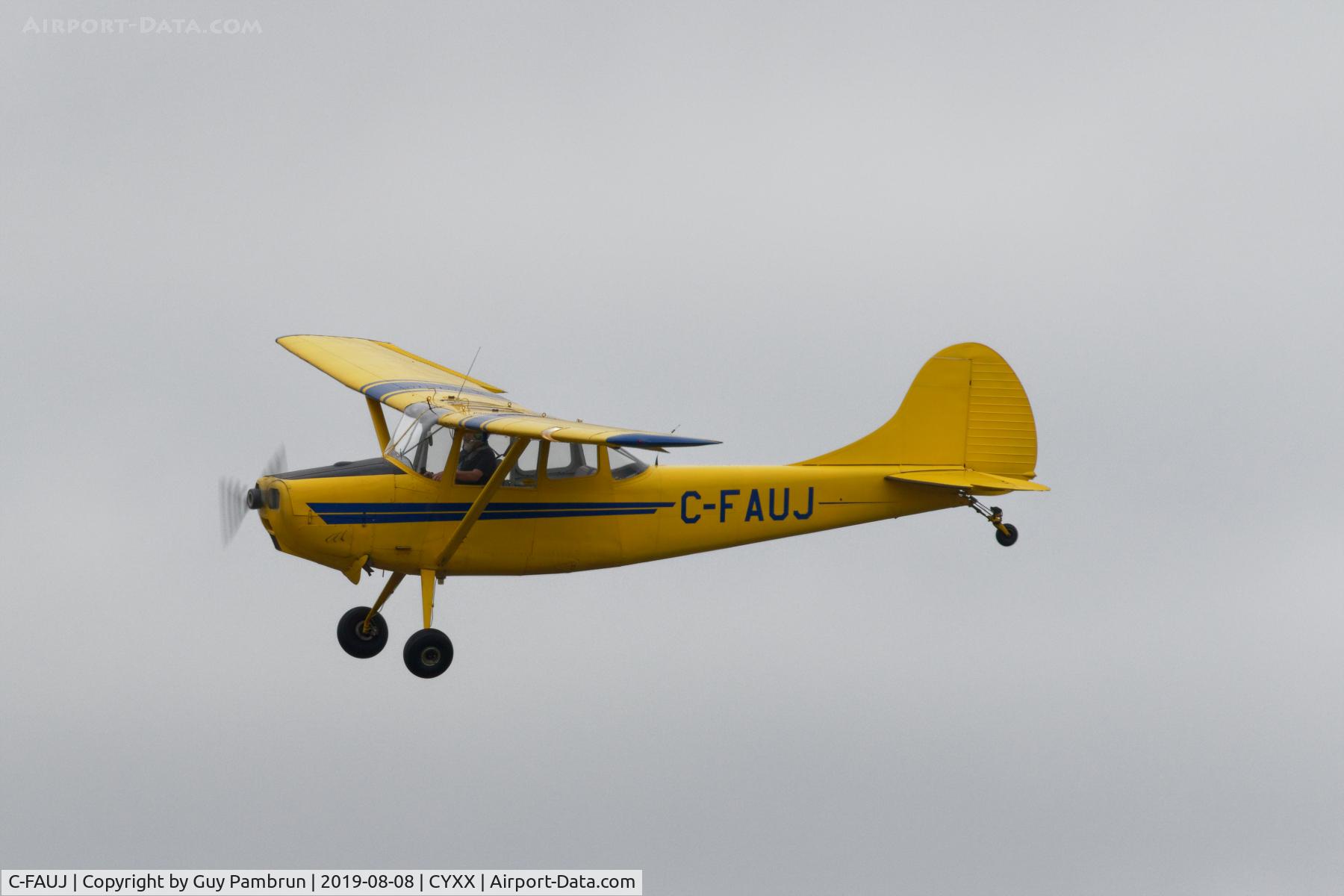 C-FAUJ, 1953 Cessna 305A C/N 23474, Landing