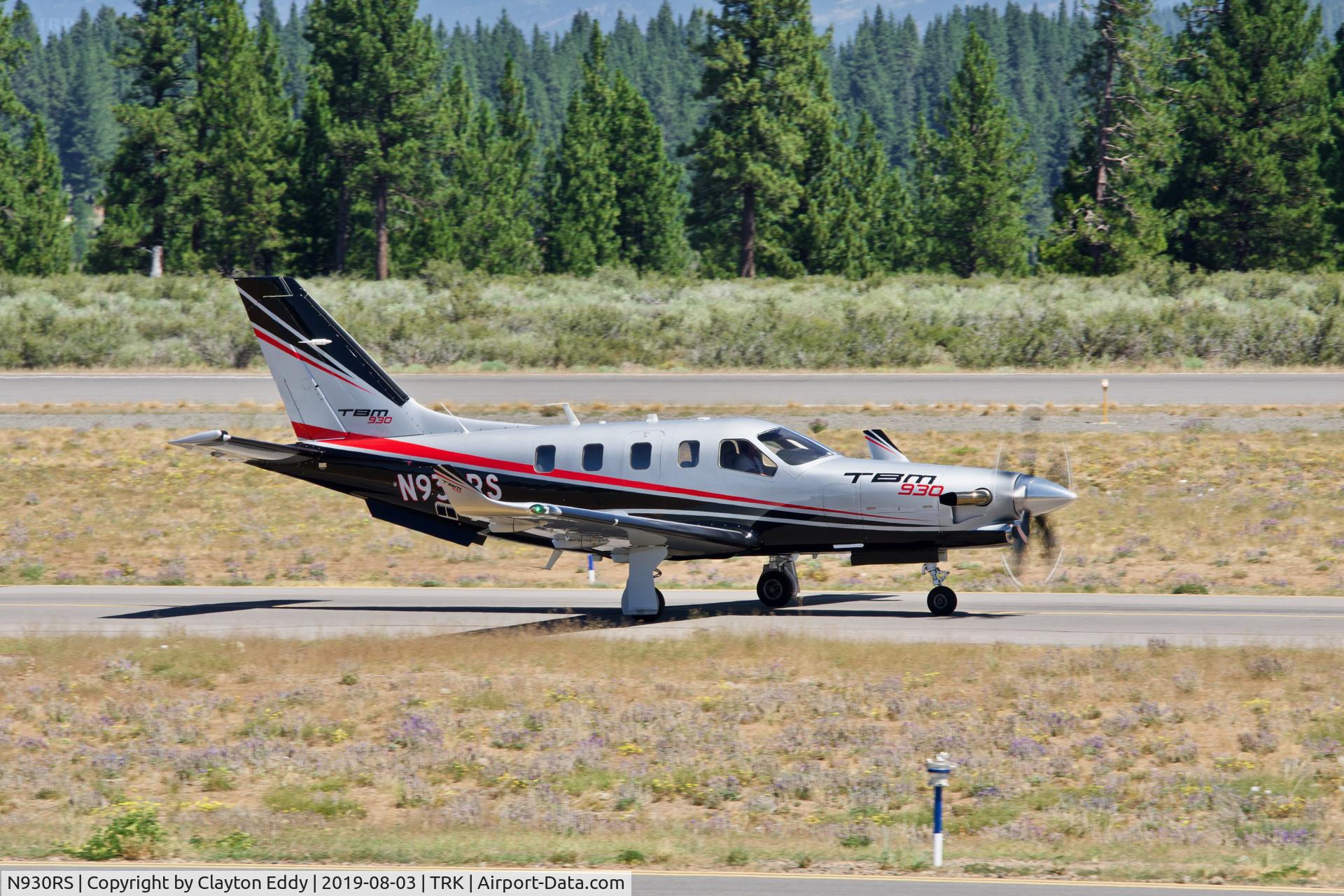 N930RS, 2016 Socata TBM 700 C/N 1140, Truckee Airport California 2019.