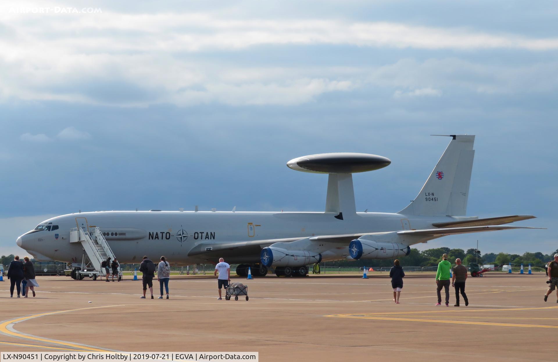 LX-N90451, 1983 Boeing E-3A Sentry C/N 22846, Boeing Sentry on display at RIAT 2019 RAF Fairford