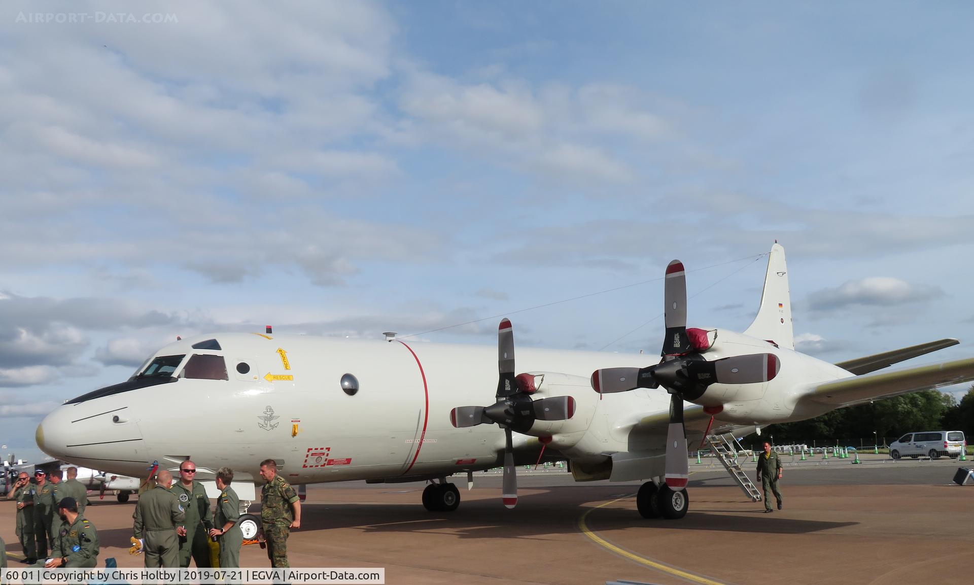 60 01, Lockheed P-3C-II Orion C/N 285E-5737, German Navy Orion P-3C on display at RIAT 2019 RAF Fairford