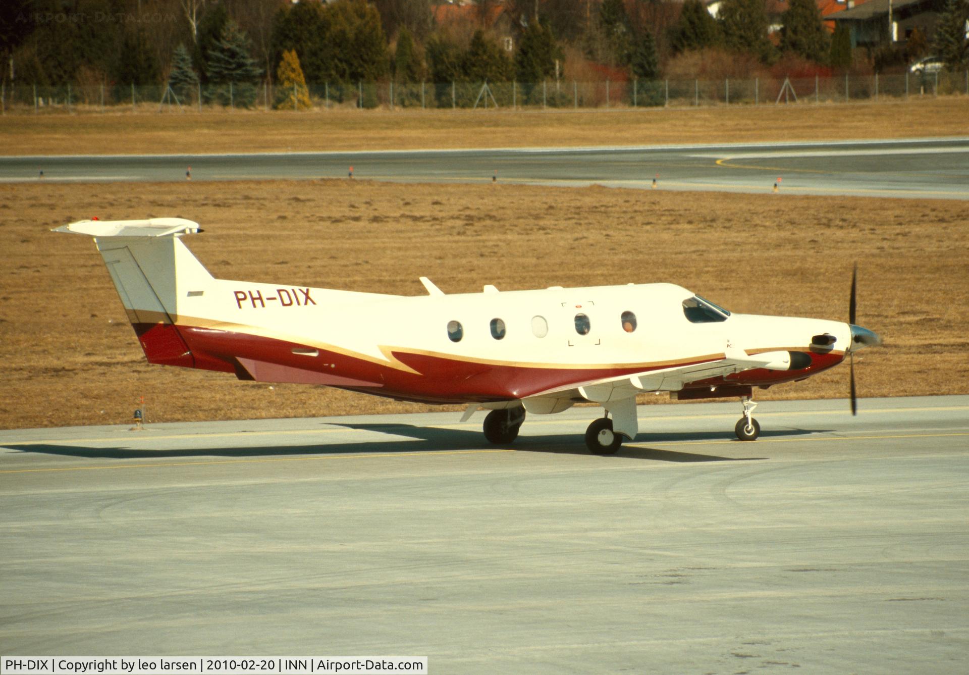 PH-DIX, 2000 Pilatus PC-12/45 C/N 309, Innsbruck 20.2.2010