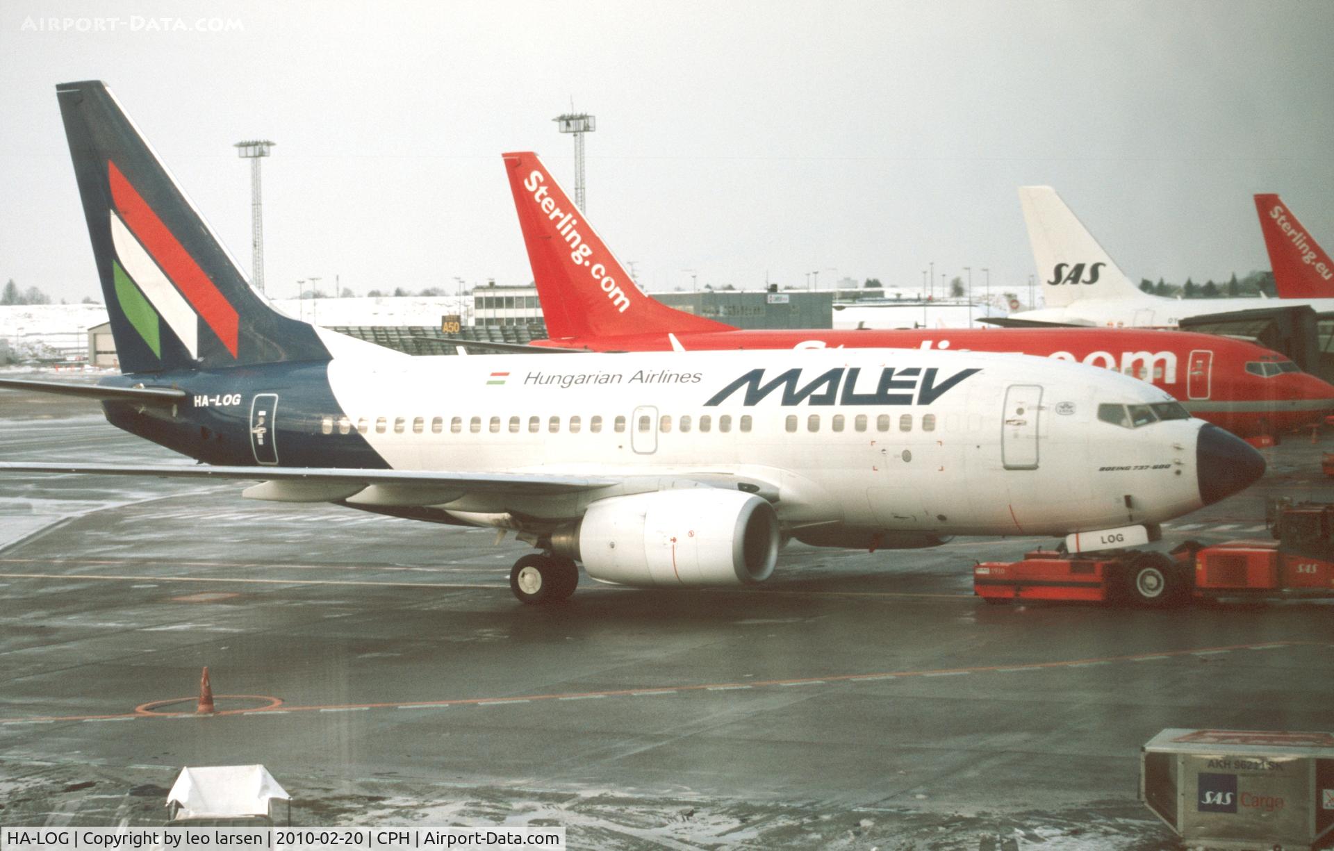 HA-LOG, 2004 Boeing 737-6Q8 C/N 28261, Copenhagen 20.2.2010