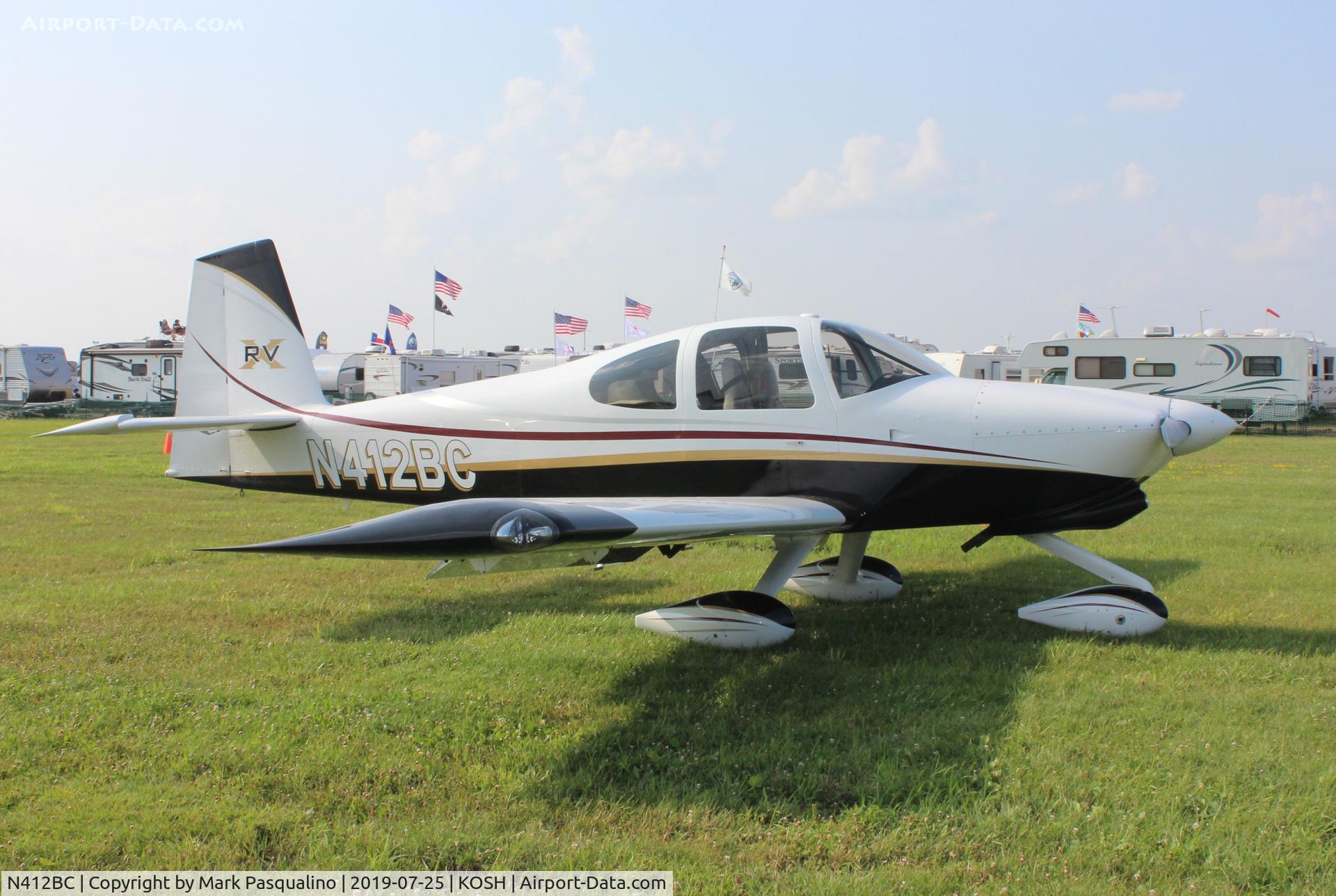 N412BC, 2017 Vans RV-10 C/N 41412, Vans RV-10