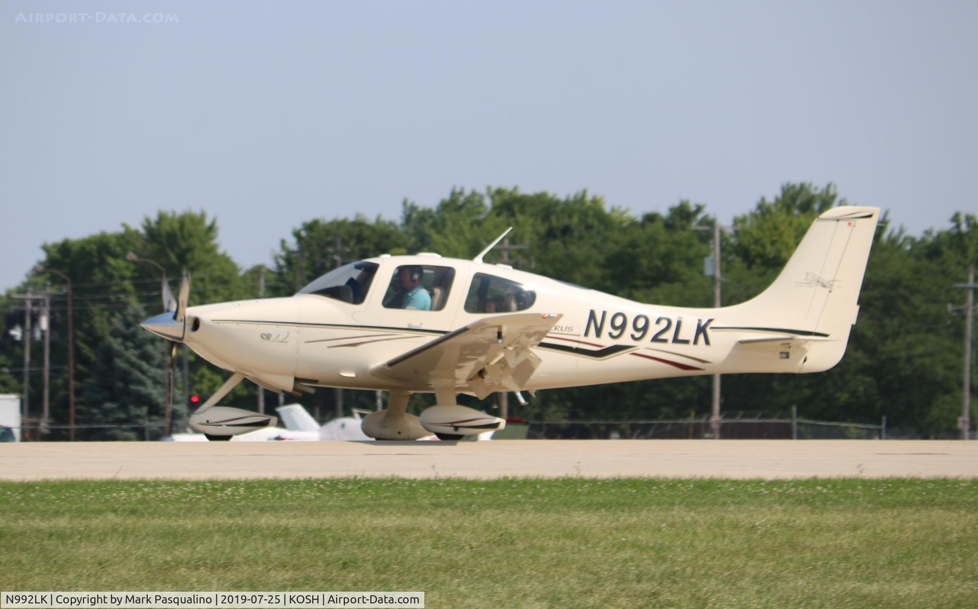 N992LK, 2003 Cirrus SR22 C/N 0610, Cirrus SR22