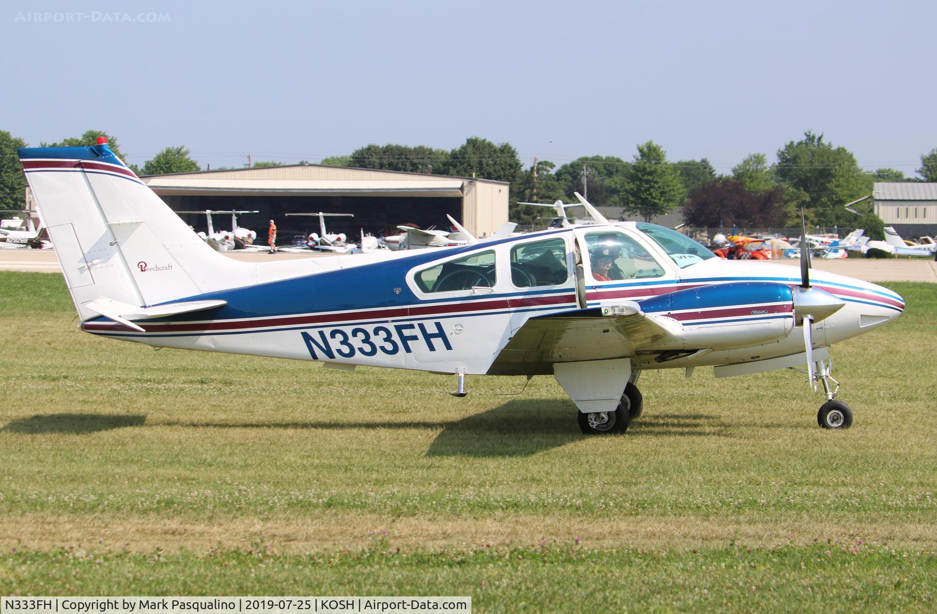 N333FH, 1976 Beech 95-B55 Baron C/N TC1934, Beech B55