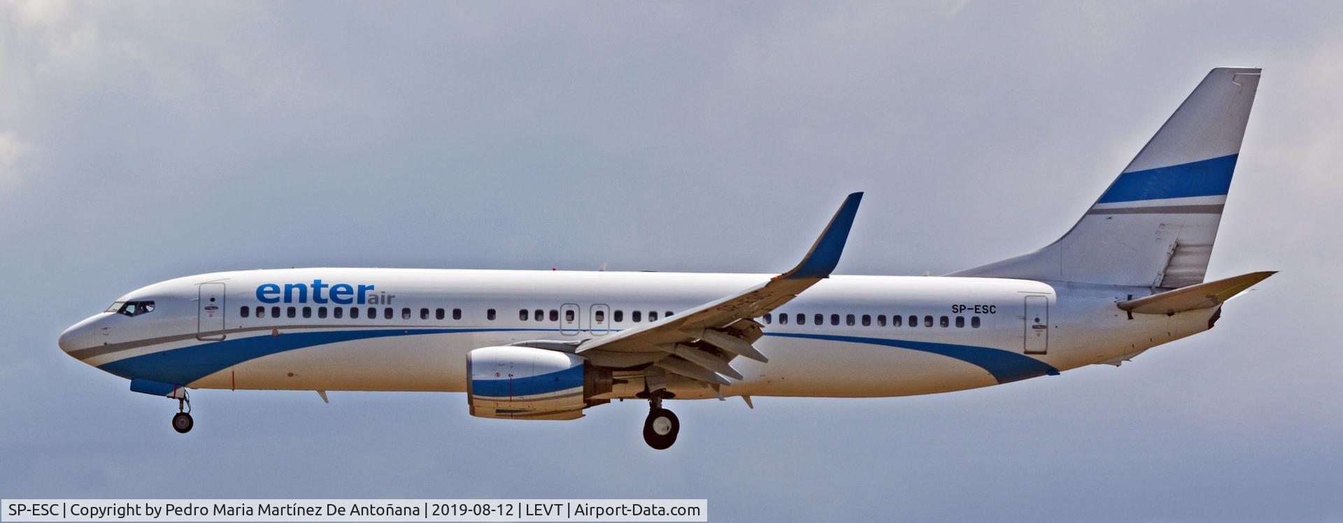 SP-ESC, 2001 Boeing 737-8AS C/N 29933, Aeropuerto de Foronda - Vitoria-Gasteiz - Euskadi - España