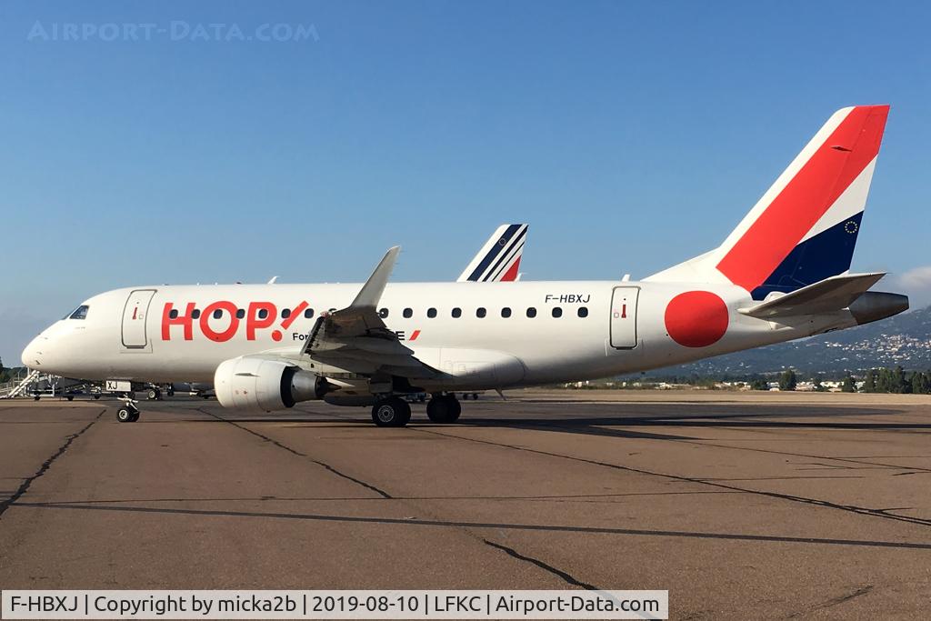 F-HBXJ, 2010 Embraer 170ST (ERJ-170-100ST) C/N 17000312, Parked