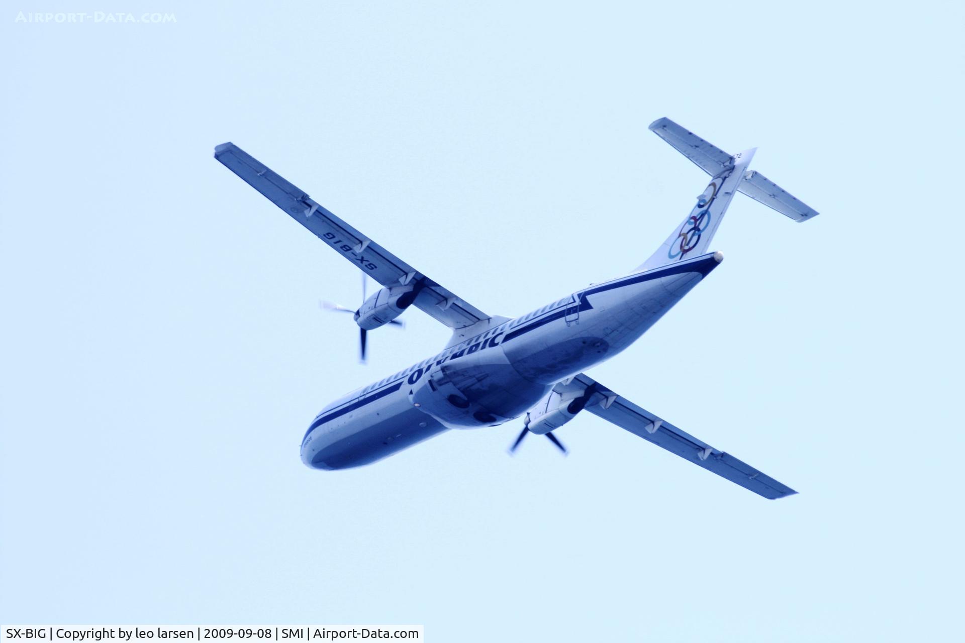 SX-BIG, 1992 ATR 72-202 C/N 290, Samos 8.9.2009