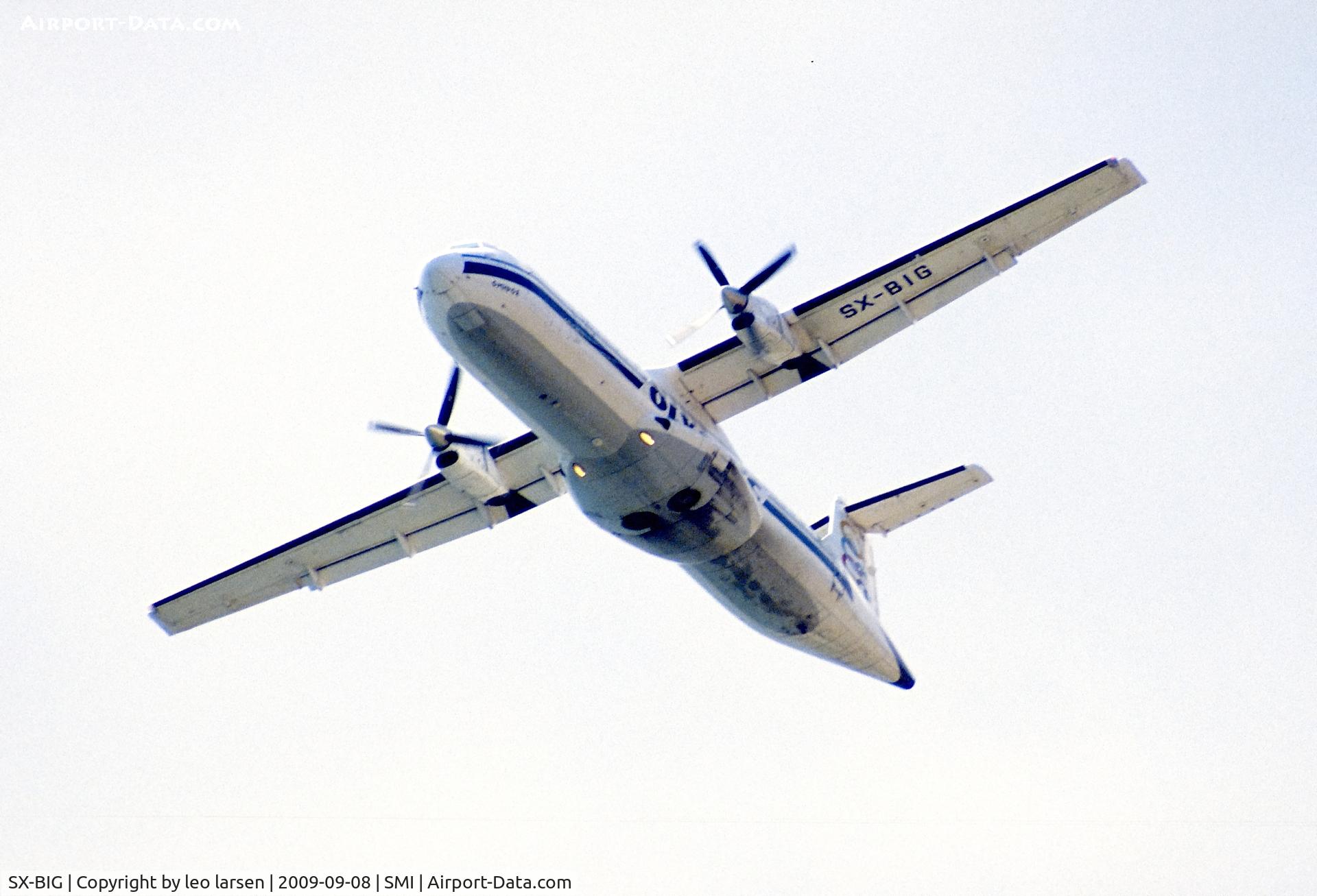 SX-BIG, 1992 ATR 72-202 C/N 290, Samos 8.9.2009
