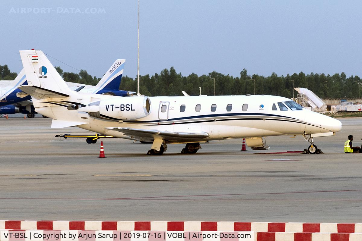VT-BSL, Cessna 560XL Citation XLS C/N 560-5816, On the flight line at Bangalore.