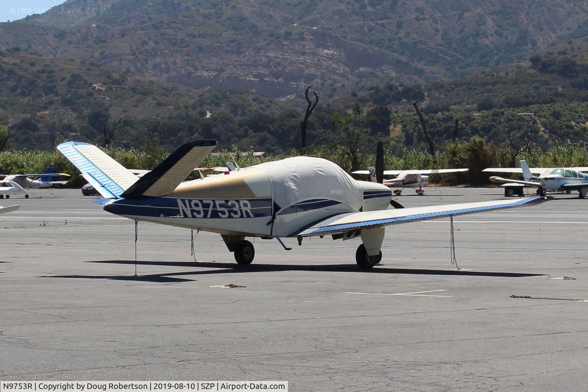 N9753R, 1960 Beech M35 Bonanza C/N D-6241, 1960 Beech M35 BONANZA, Continental IO-470-C 250 Hp