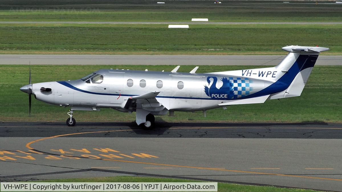 VH-WPE, 2006 Pilatus PC-12/47 C/N 704, Pilatus PC12/47E. Western Australian Police VH-WPE. YPJT 060817.