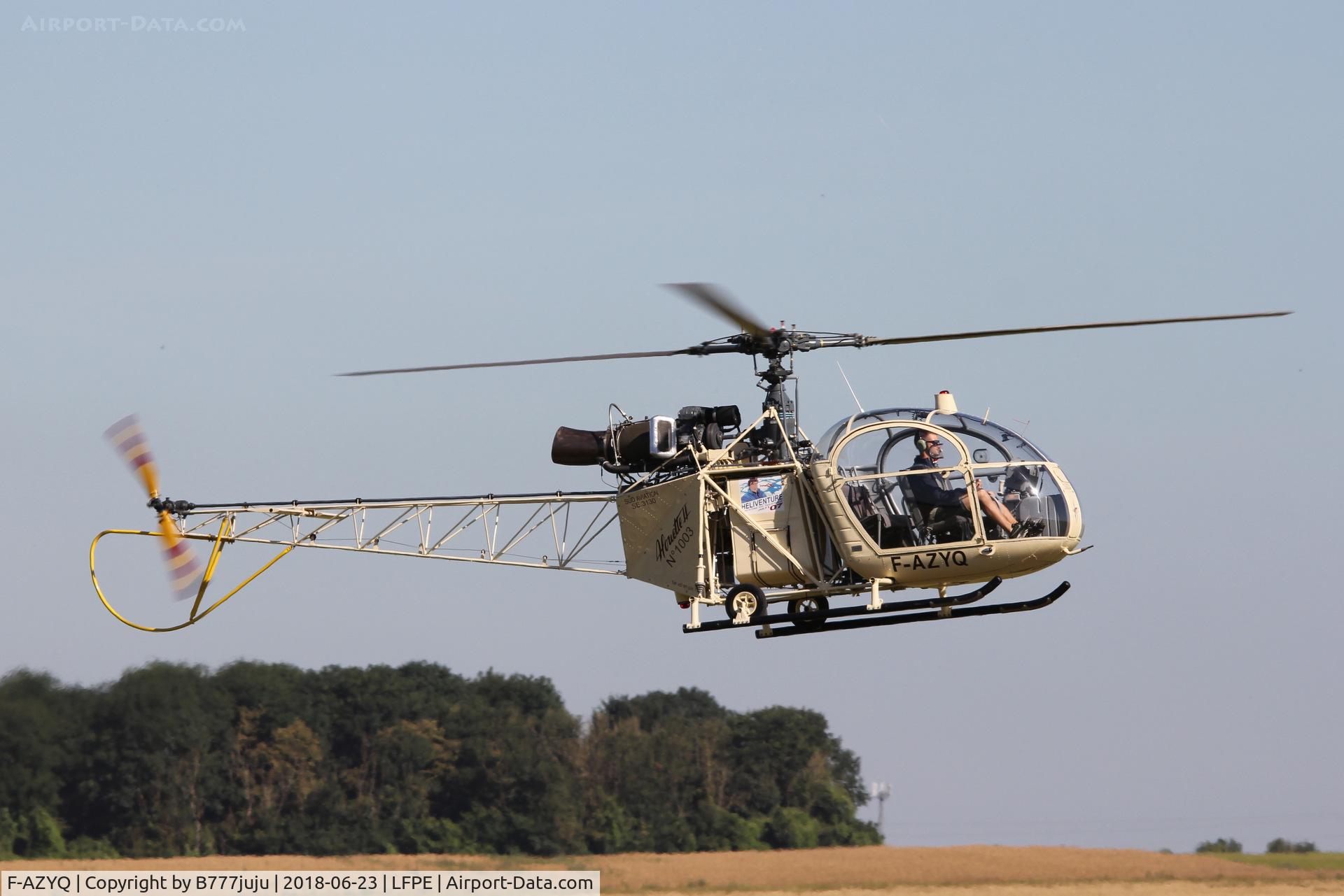 F-AZYQ, 1956 Sud SE-313B Alouette II C/N 1003, at Meaux Airshow