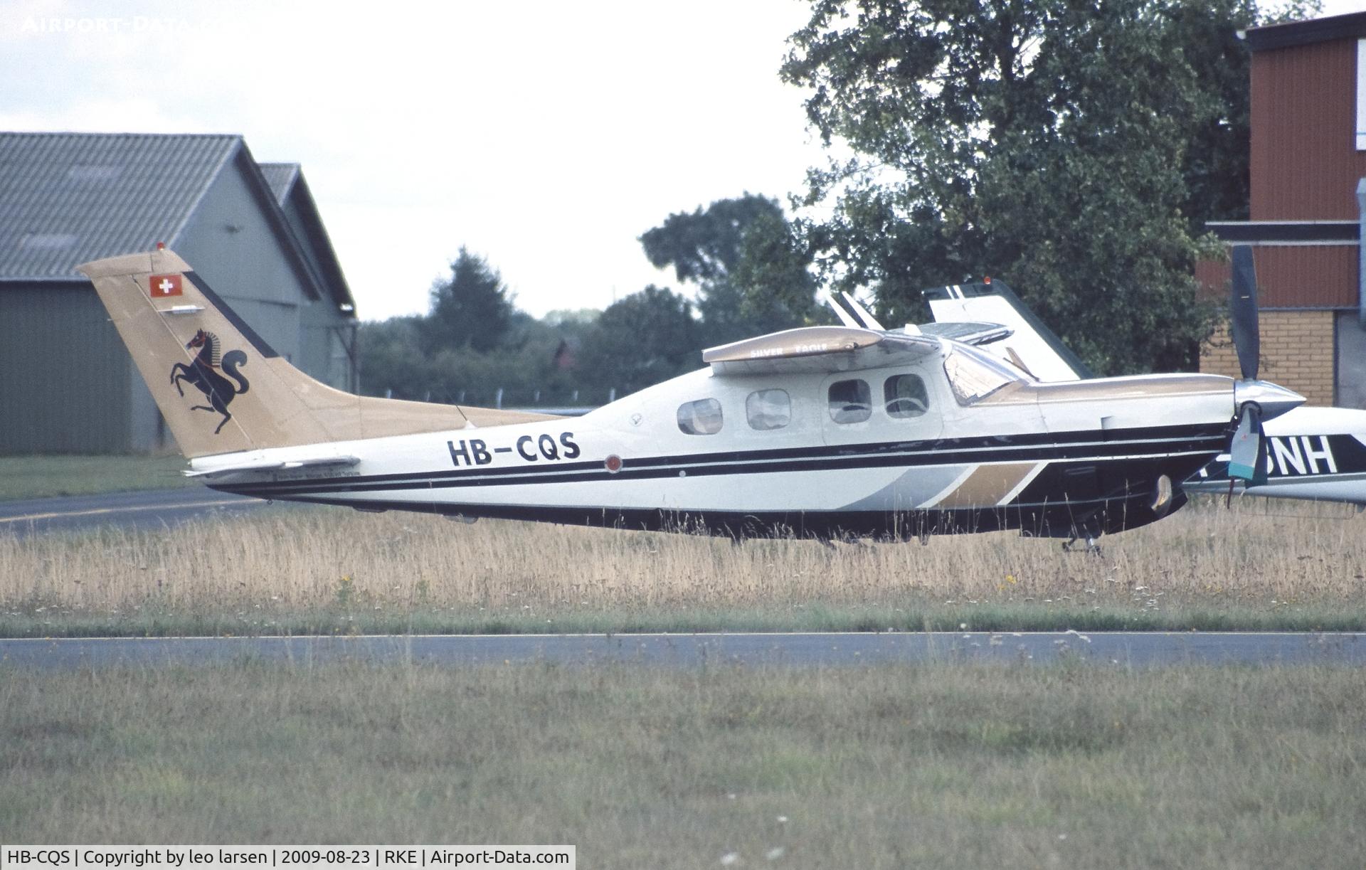 HB-CQS, 1979 Cessna P210N Pressurised Centurion C/N P21000167, Roskilde 23.8.2009