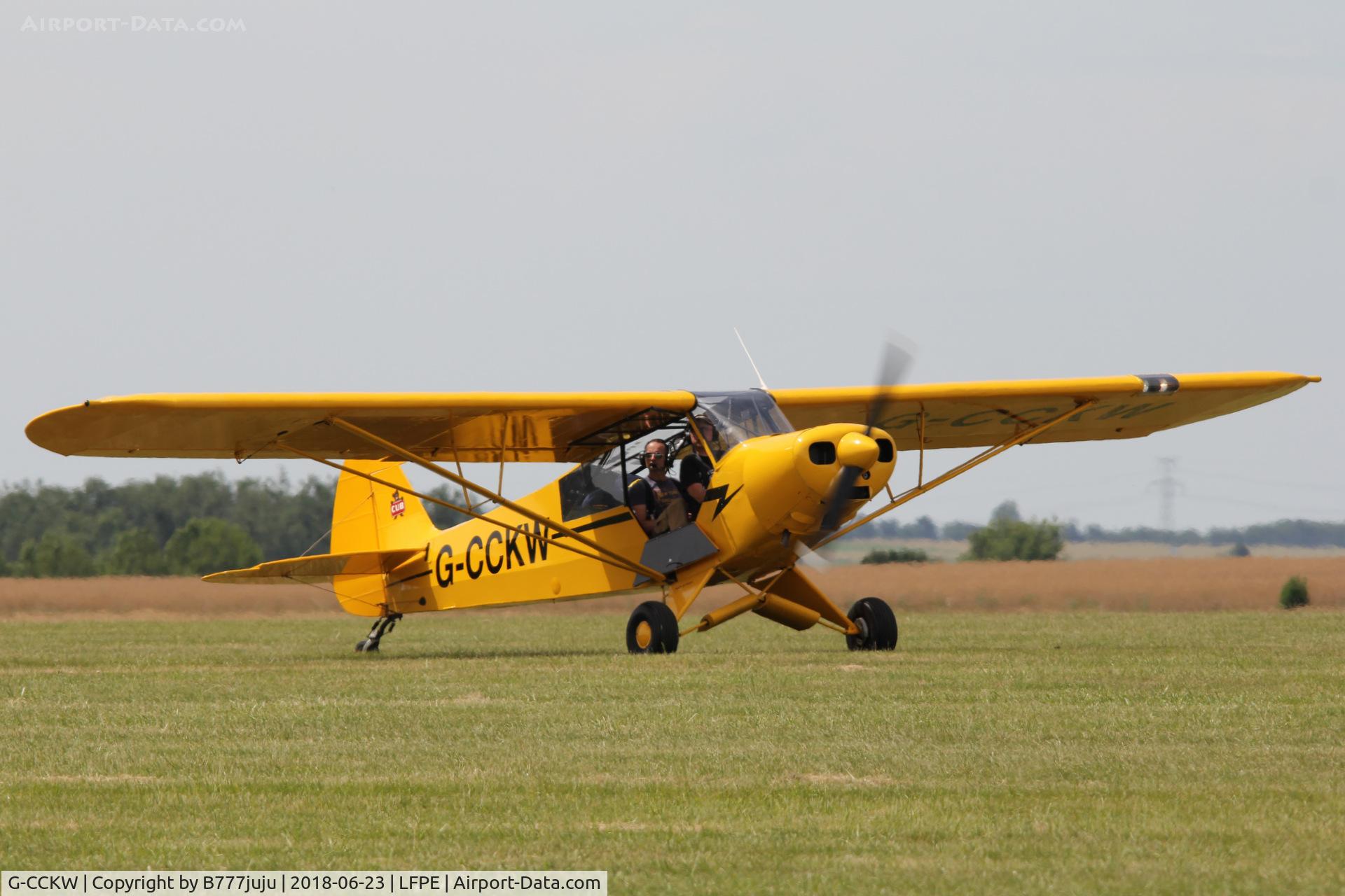 G-CCKW, 1954 Piper L-21B Super Cub (PA-18-135) C/N 18-3535, at Meaux Airshow
