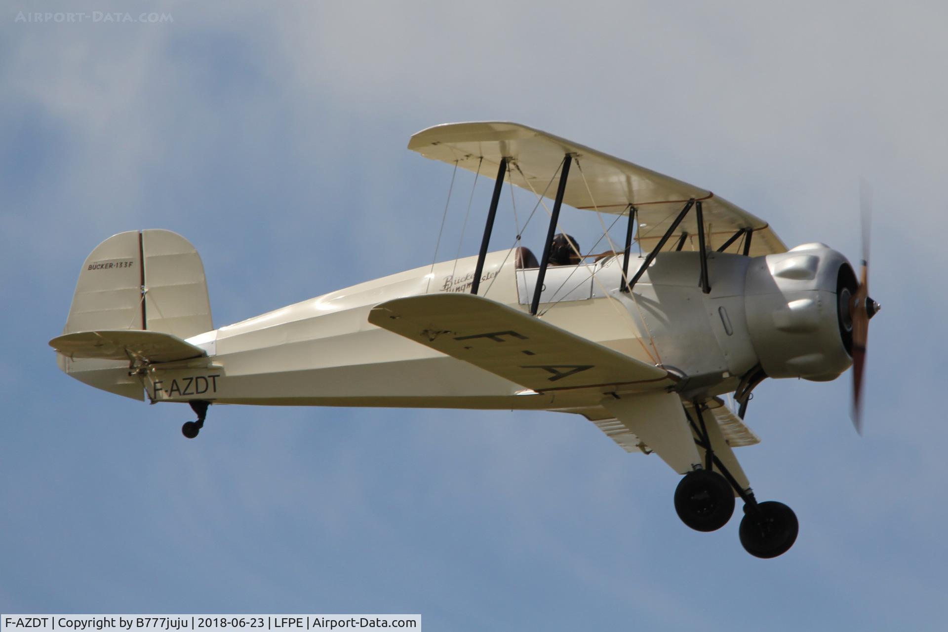 F-AZDT, ETS Bucker Bucker 133E Jungmann C/N 3F, at Meaux Airshow