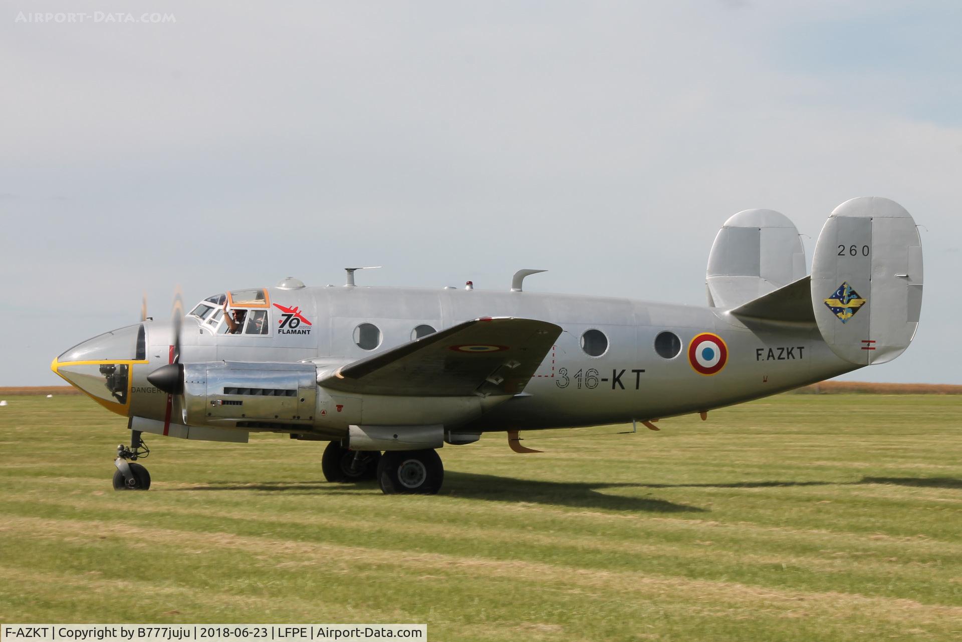 F-AZKT, 1954 Dassault MD-311 Flamant C/N 260, at Meaux Airshow