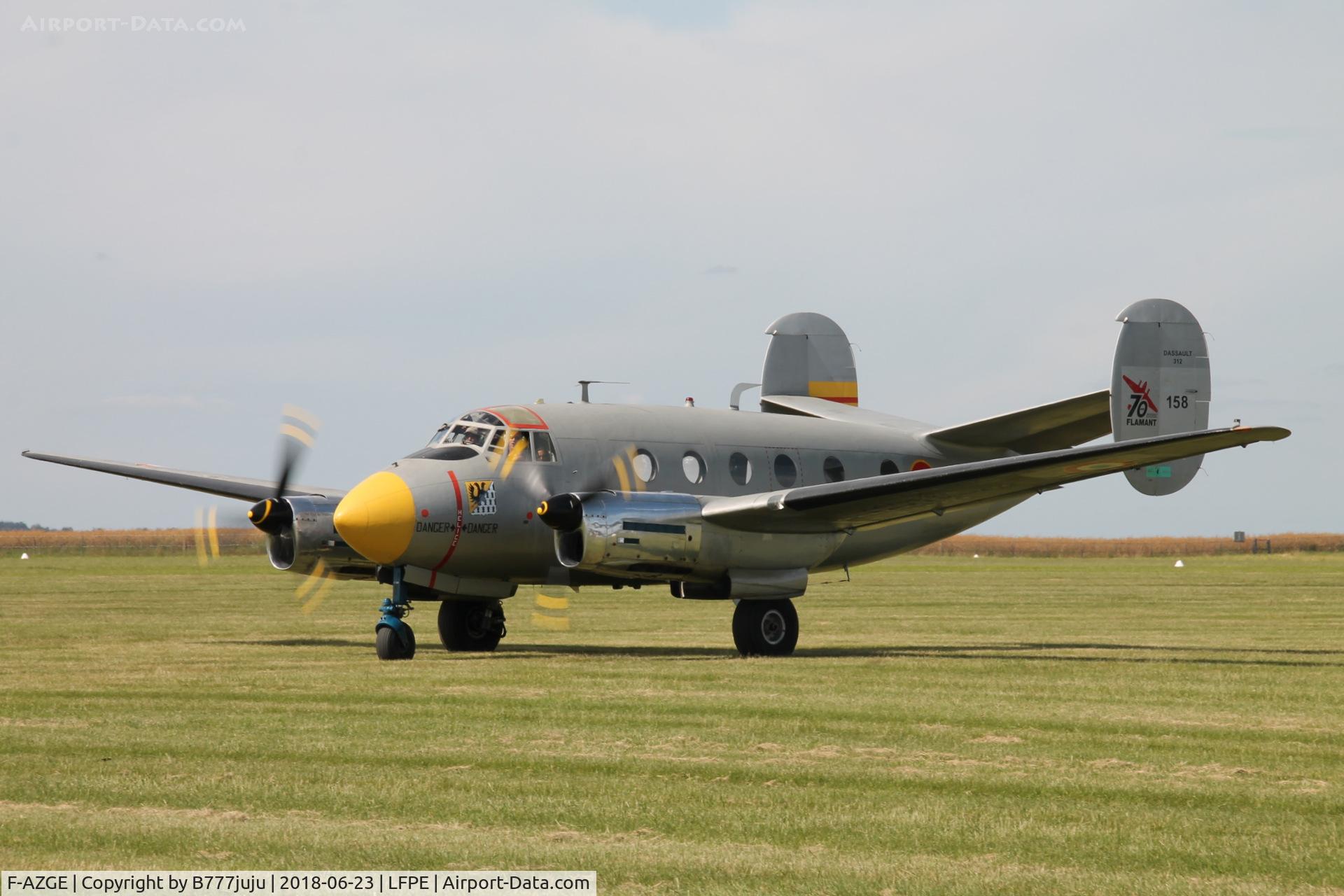 F-AZGE, 1951 Dassault MD-312 Flamant C/N 158, at Meaux Airshow