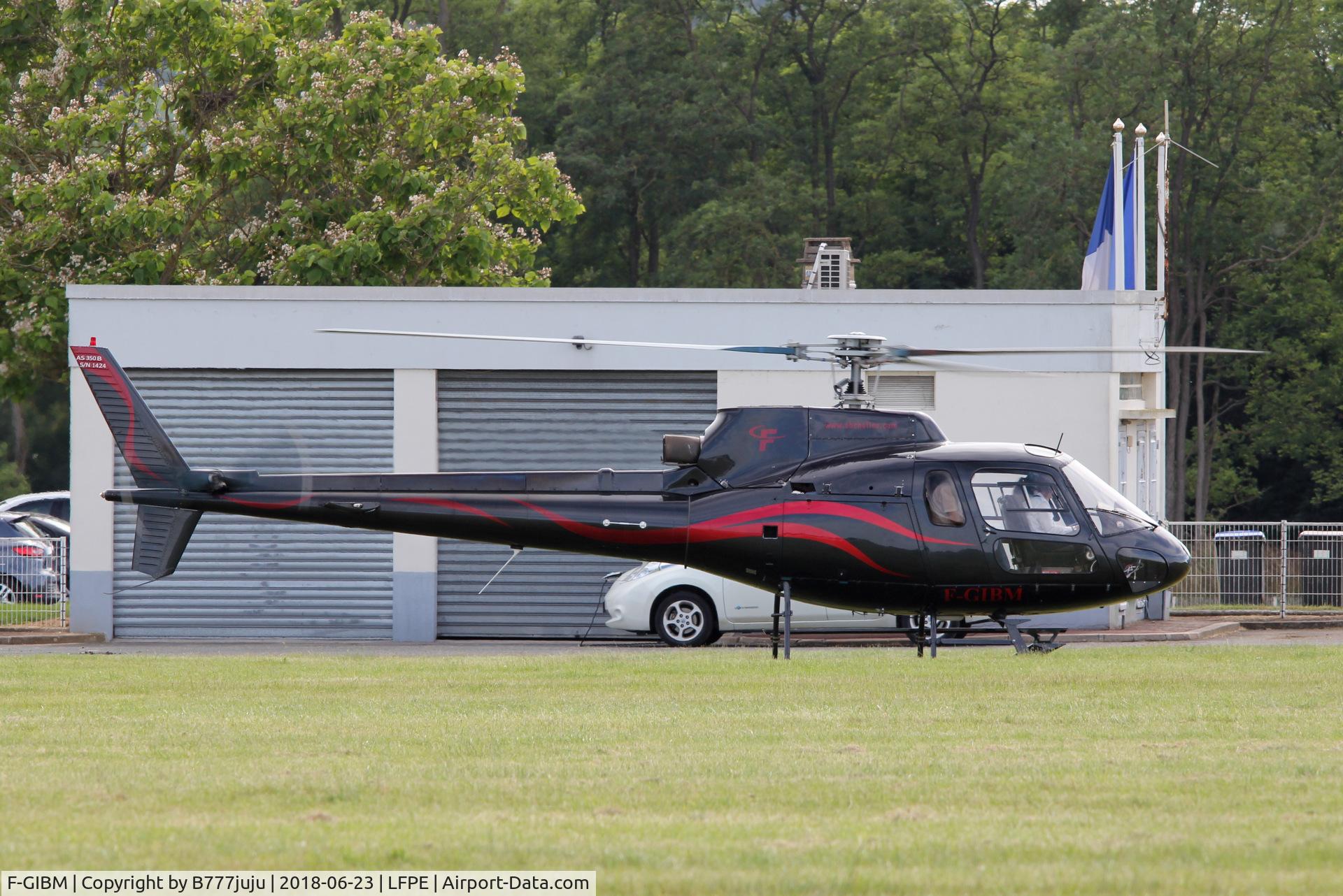 F-GIBM, 2008 Aerospatiale AS-350D AStar C/N 1424, at Meaux Airshow