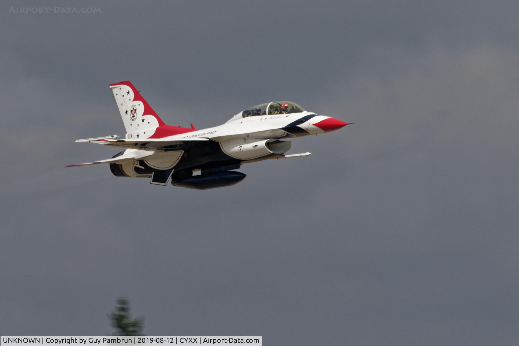 UNKNOWN, General Dynamics F-16C Fighting Falcon C/N Unknown, Departing Abbotsford Airshow 2019