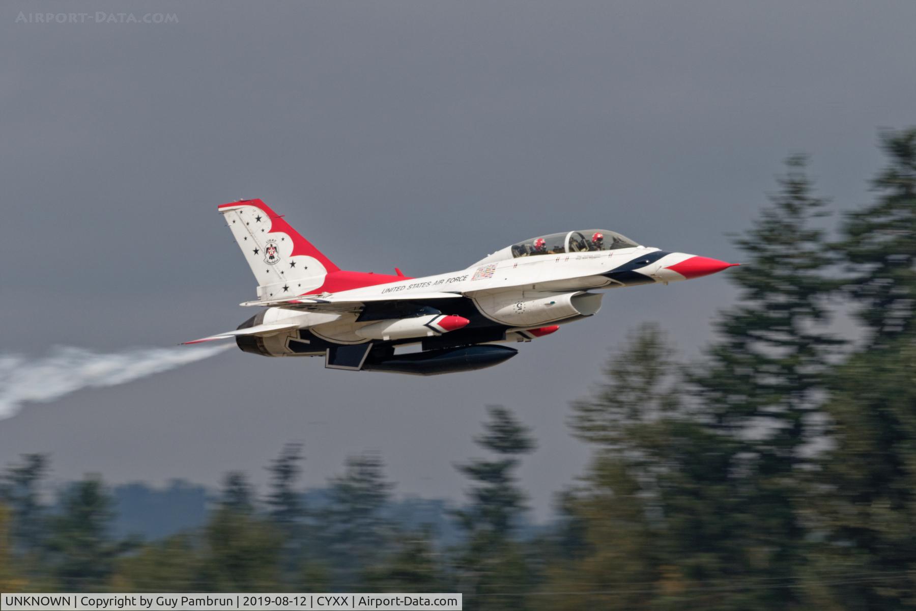 UNKNOWN, General Dynamics F-16C Fighting Falcon C/N Unknown, Departing Abbotsford Airshow 2019