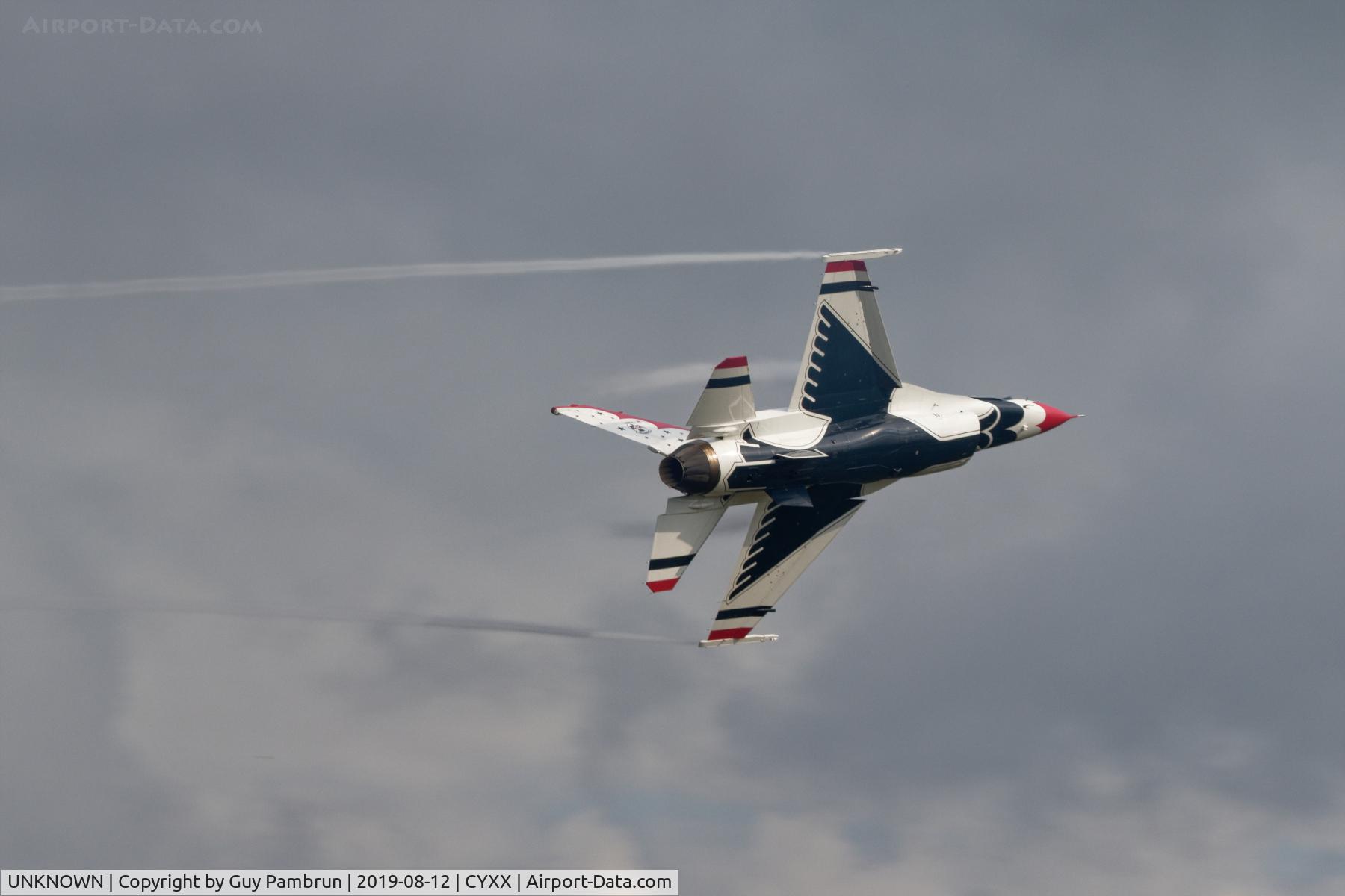 UNKNOWN, General Dynamics F-16C Fighting Falcon C/N Unknown, Departing Abbotsford Airshow 2019