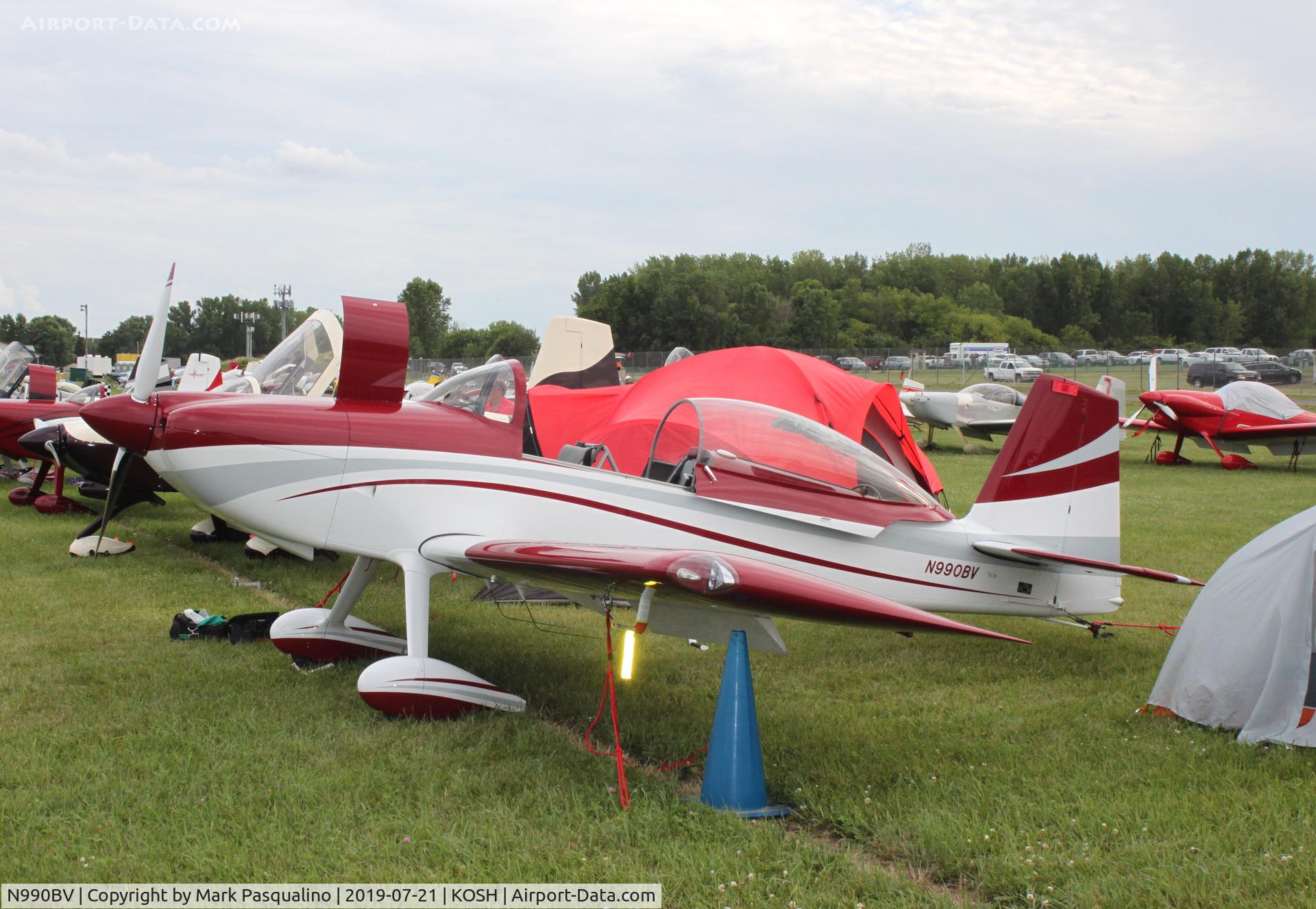 N990BV, 2016 Vans RV-8 C/N 83087, Vans RV-8
