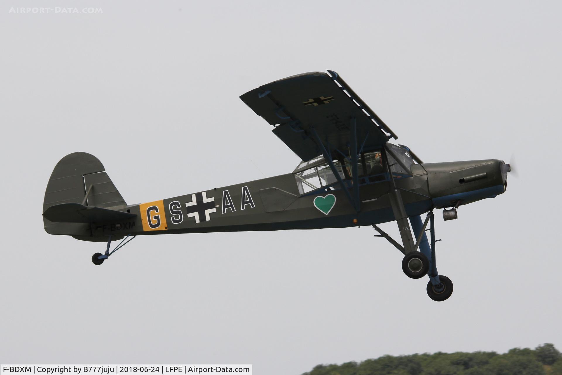 F-BDXM, Morane-Saulnier MS-506L Criquet C/N 635, at Meaux Airshow