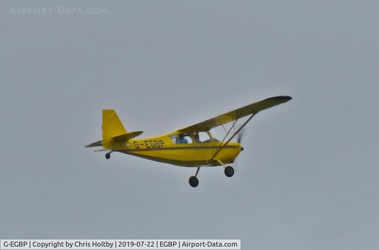 G-EGBP, 2008 Champion 7ECA Explorer Citabria C/N 1401-2008, Ex-G-IRGJ Explorer over Kemble airfield